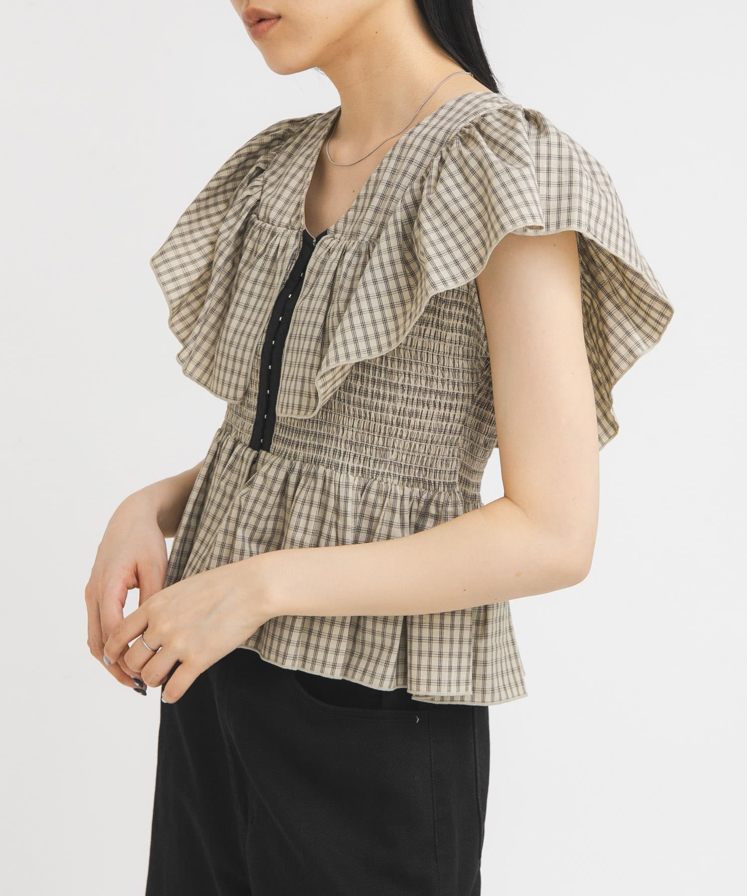 身長：160cm サイズ：one