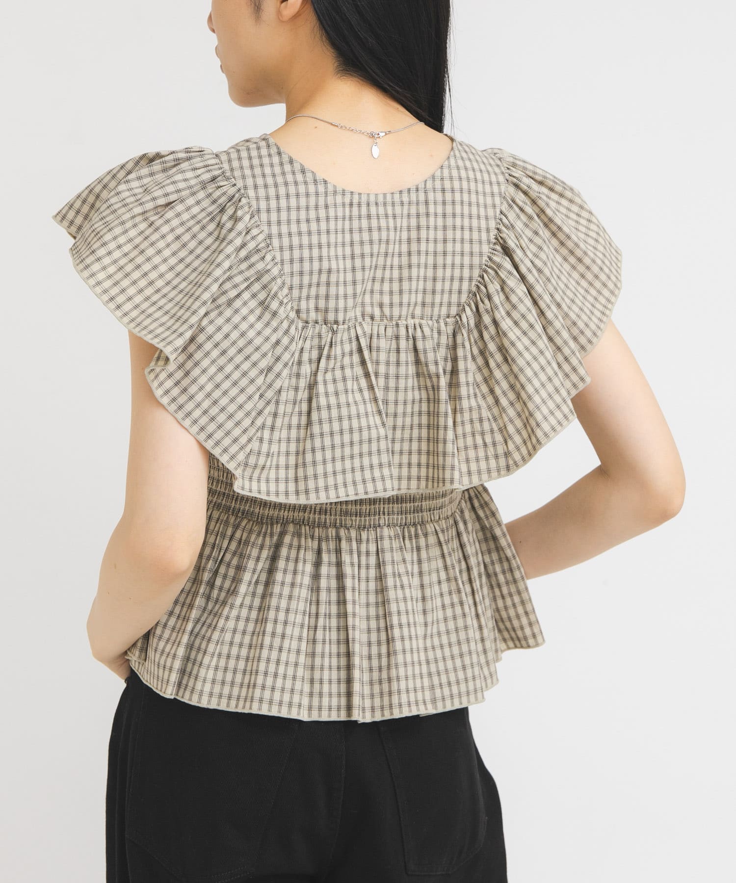 身長：160cm サイズ：one