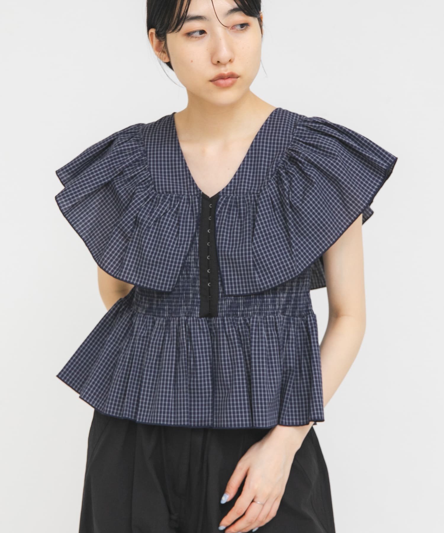 身長：160cm サイズ：one