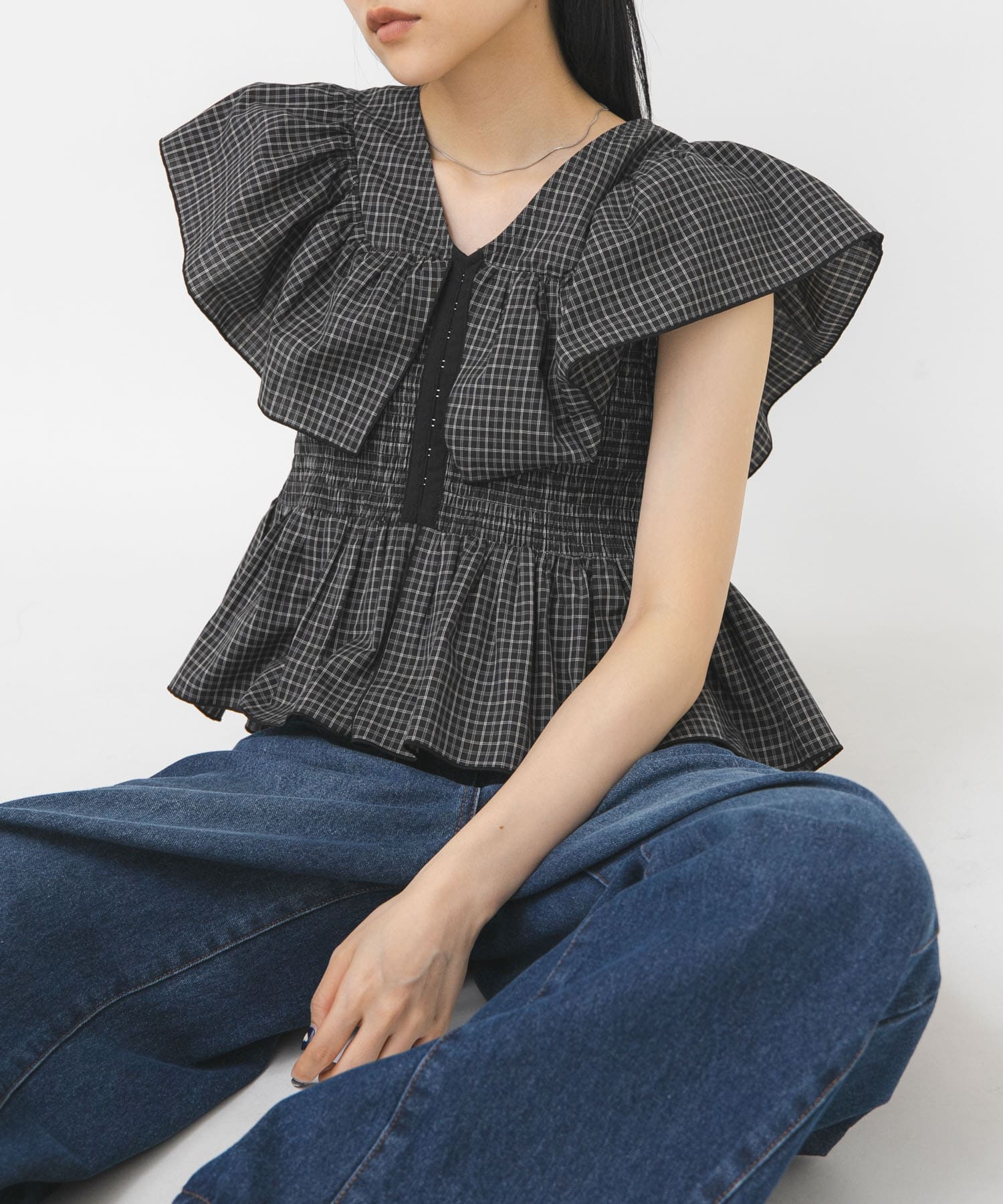 身長：160cm サイズ：one