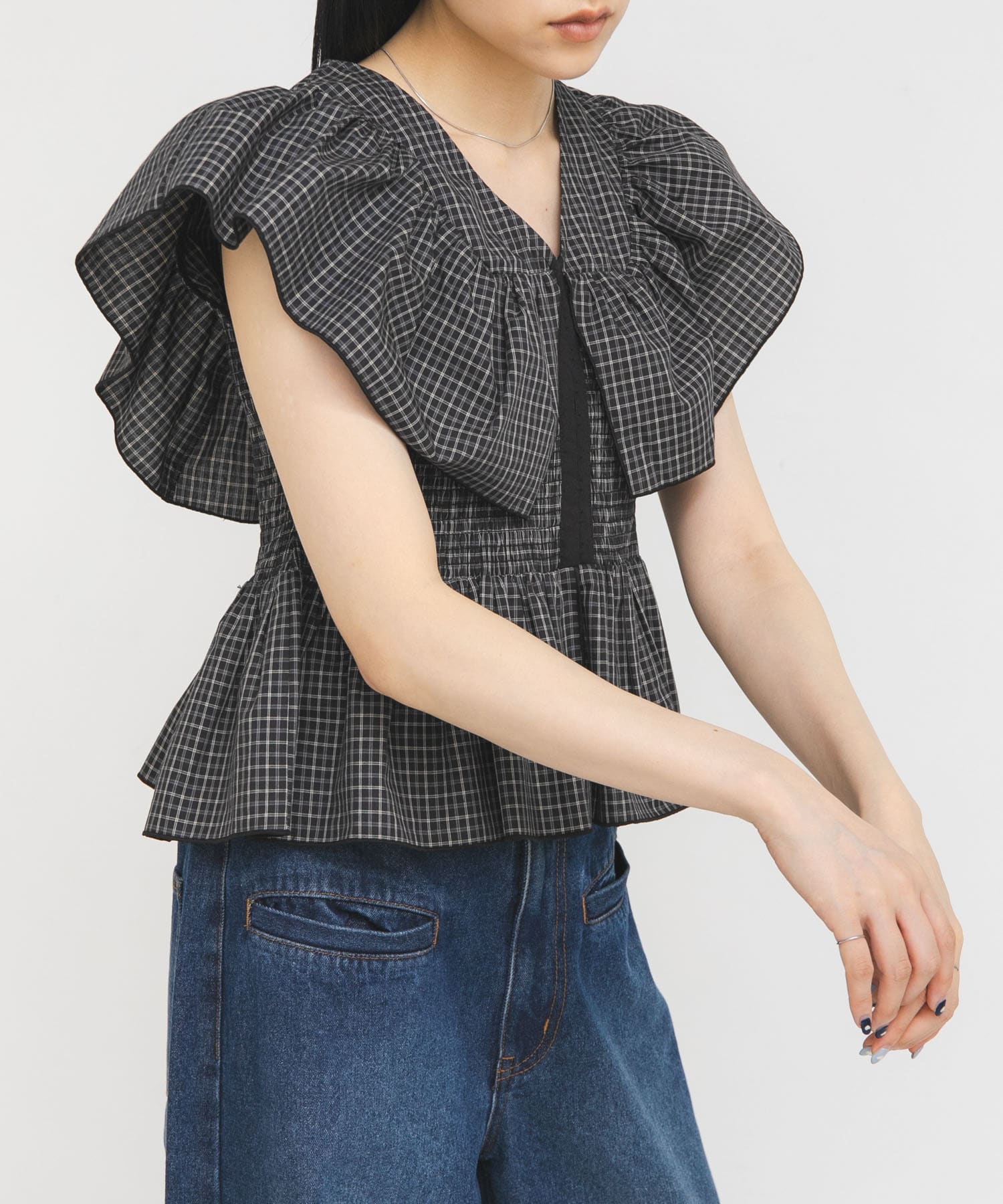 身長：160cm サイズ：one