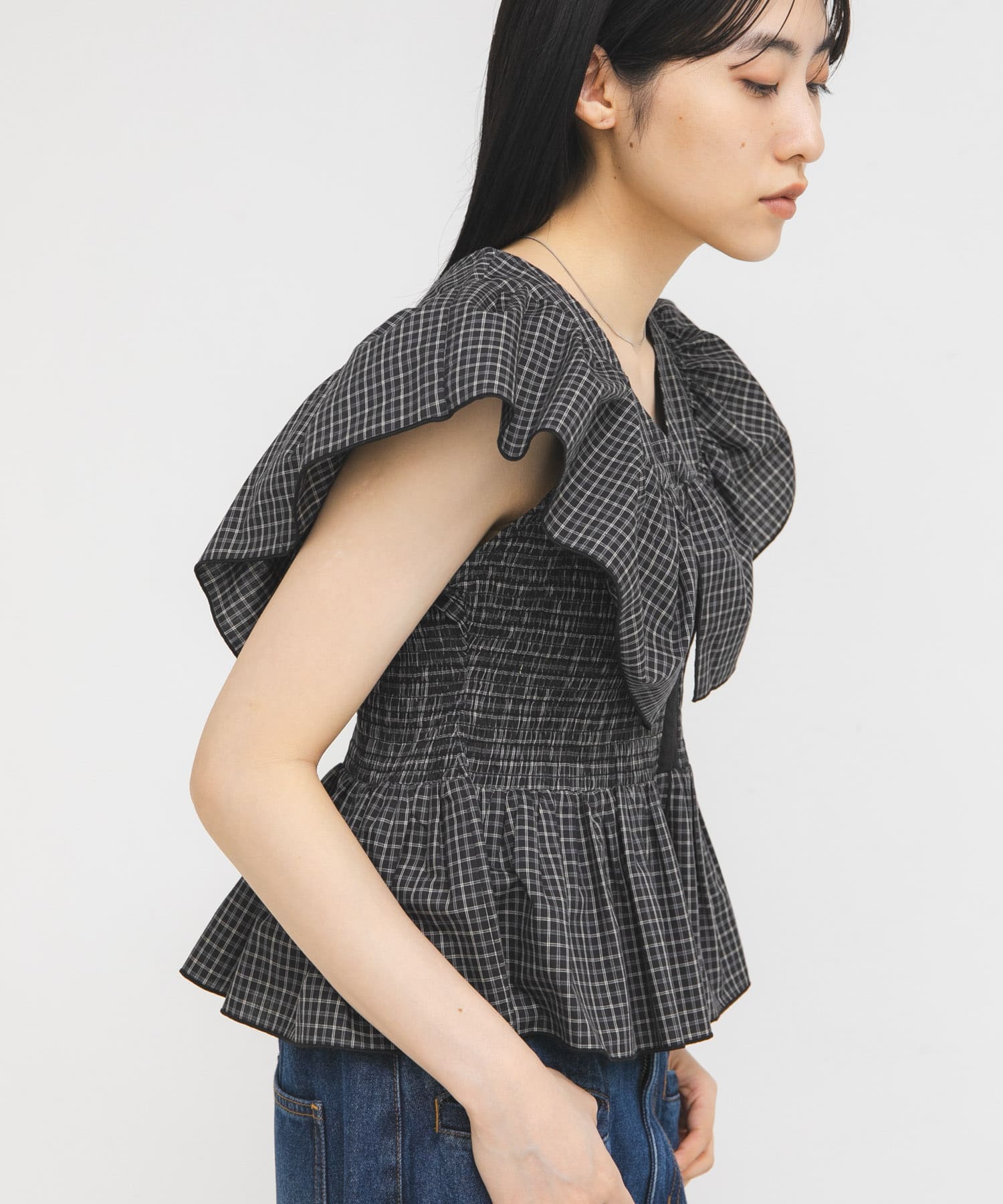 身長：160cm サイズ：one