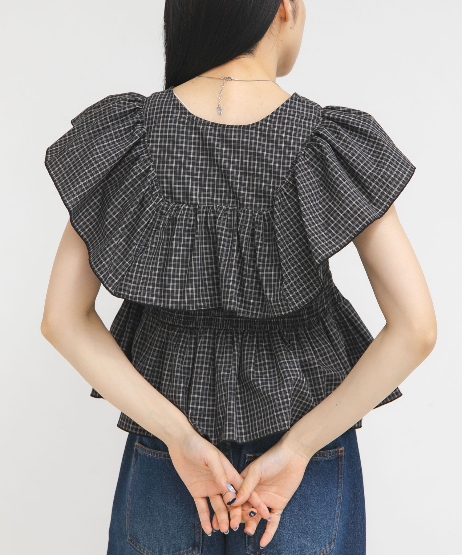 身長：160cm サイズ：one