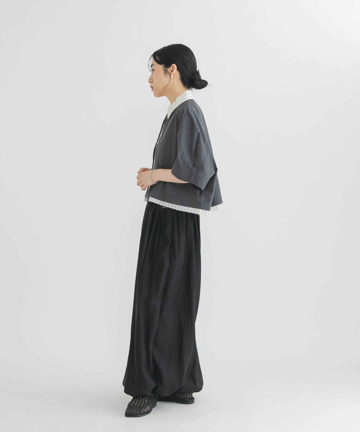 身長：160cm サイズ：one