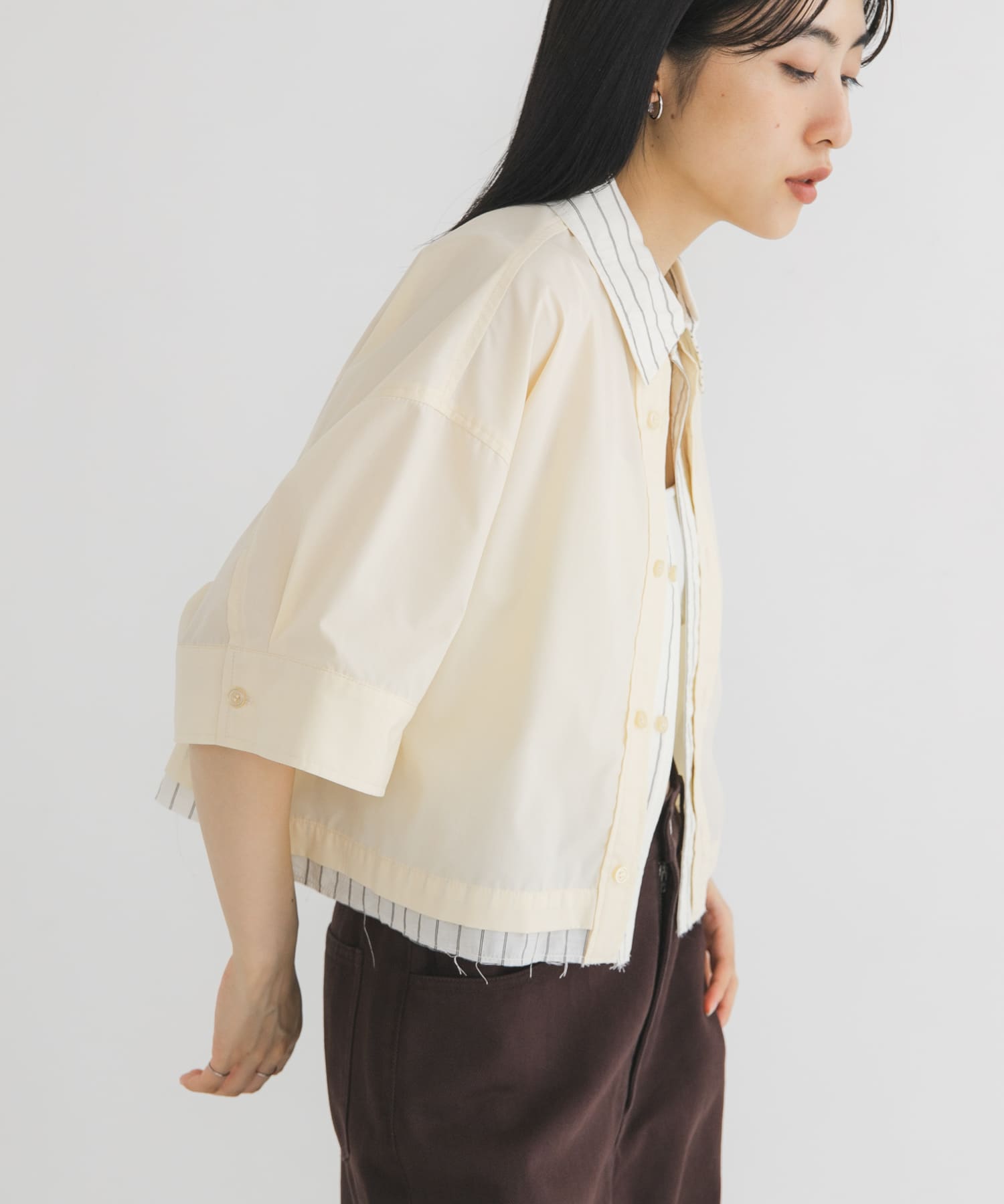 身長：160cm サイズ：one