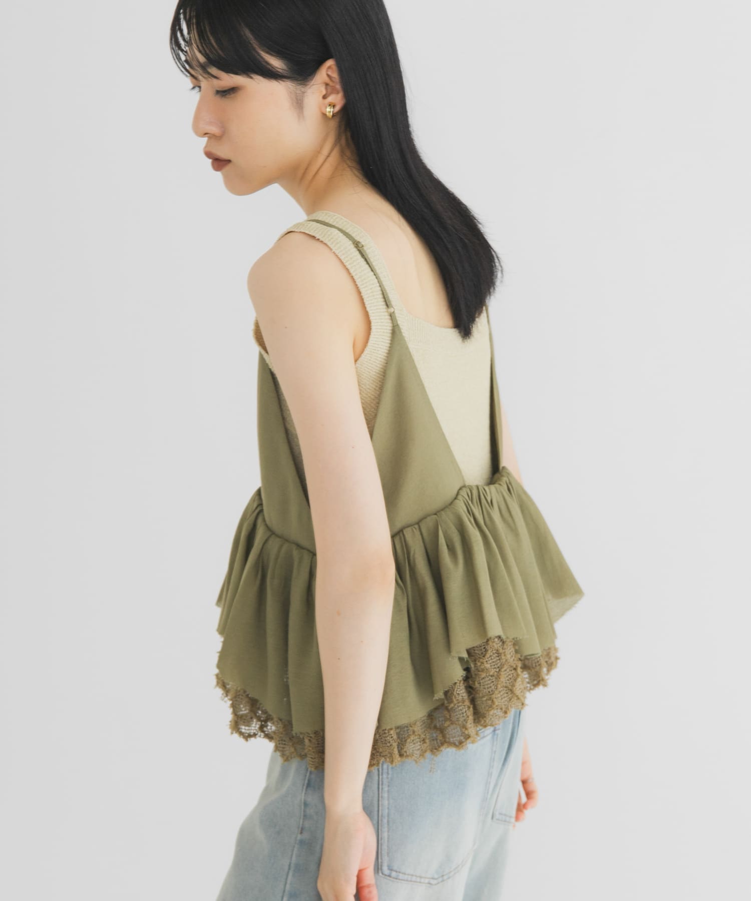 身長：160cm サイズ：one