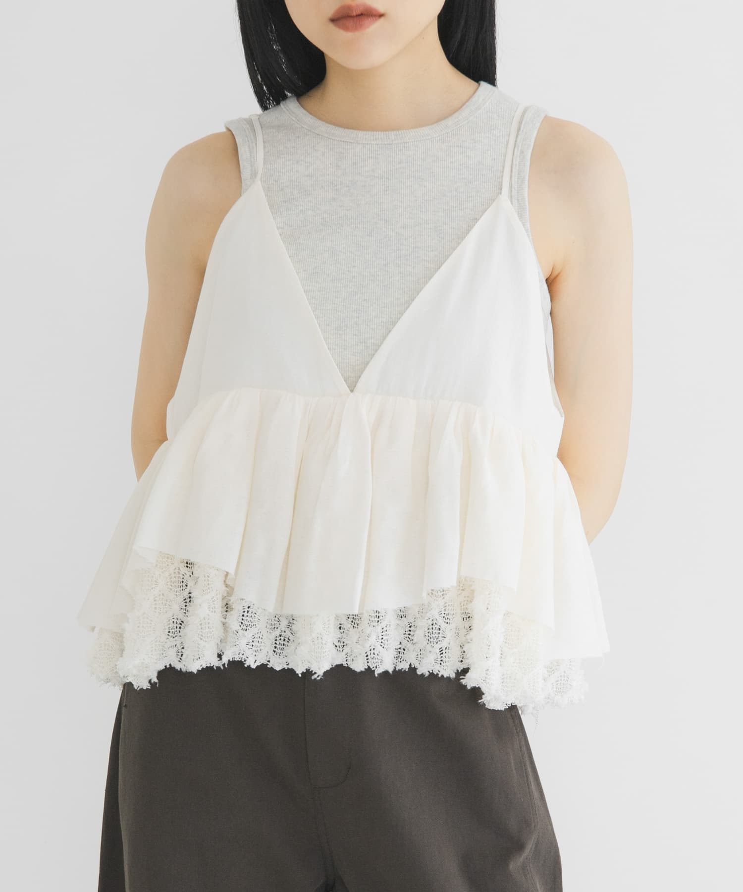 身長：160cm サイズ：one