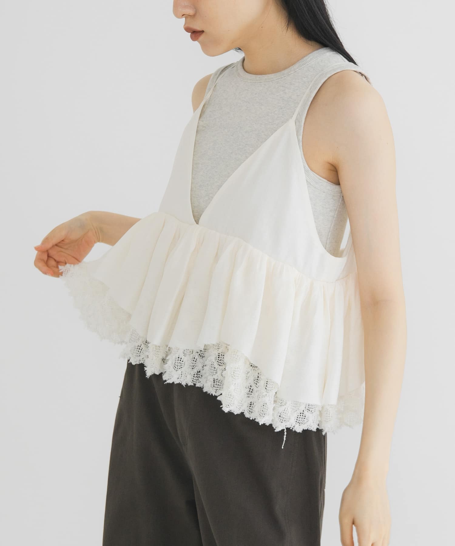 身長：160cm サイズ：one