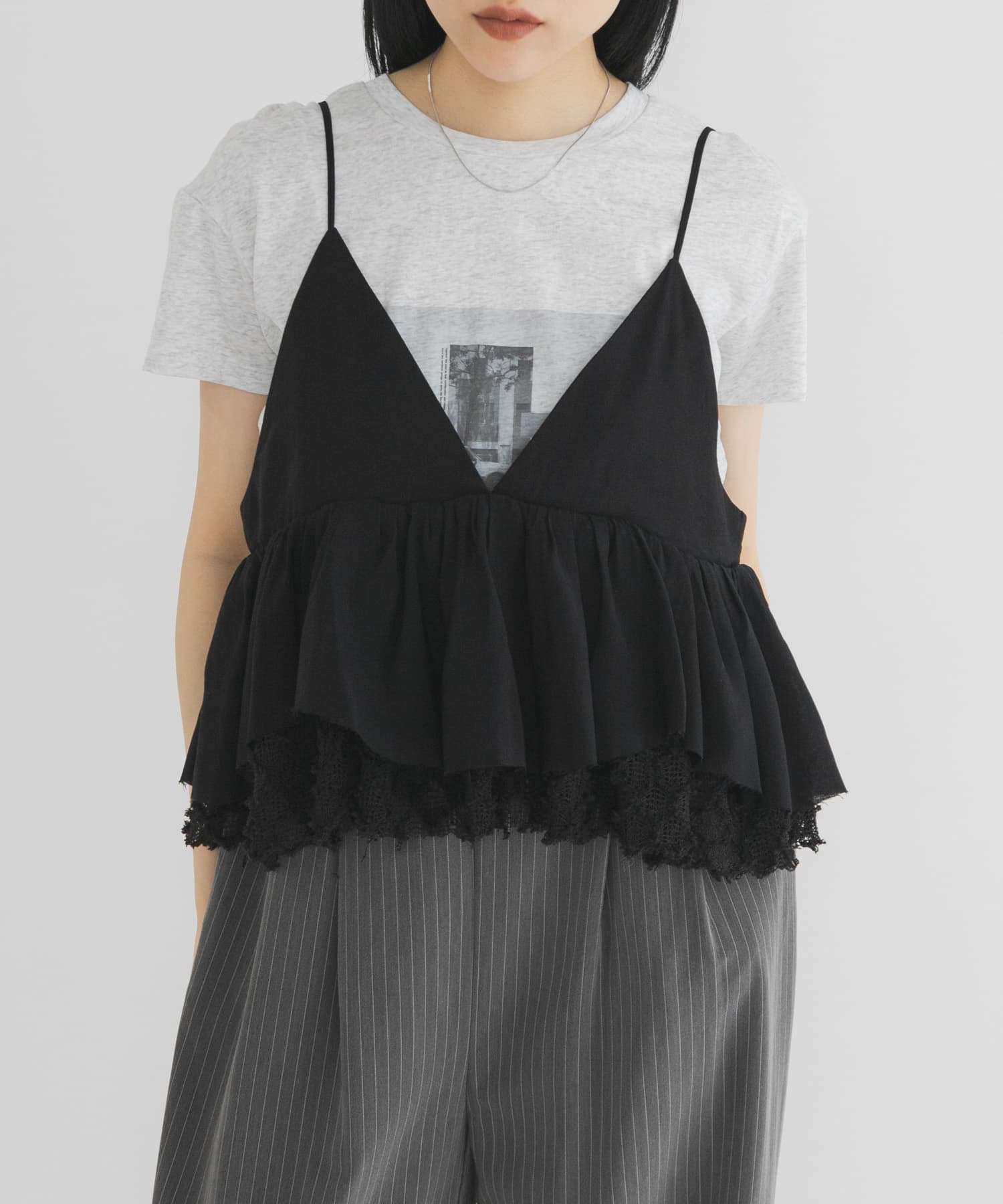 身長：160cm サイズ：one