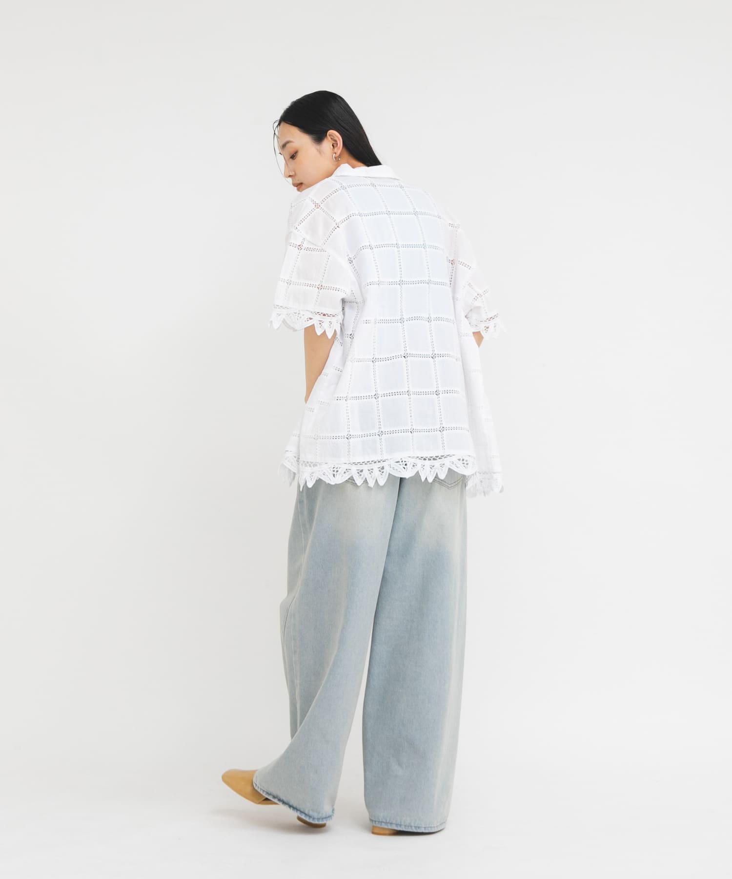 身長 : 163cm サイズ : one