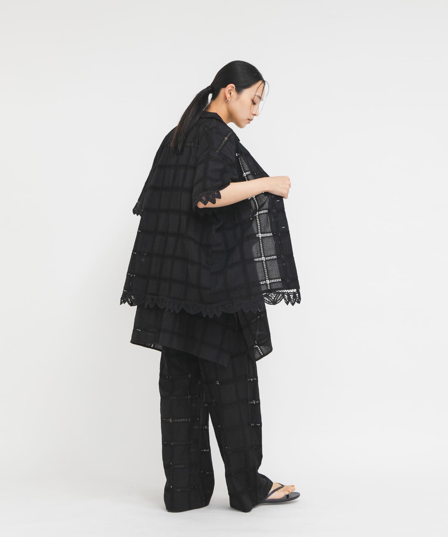 身長 : 163cm サイズ : one