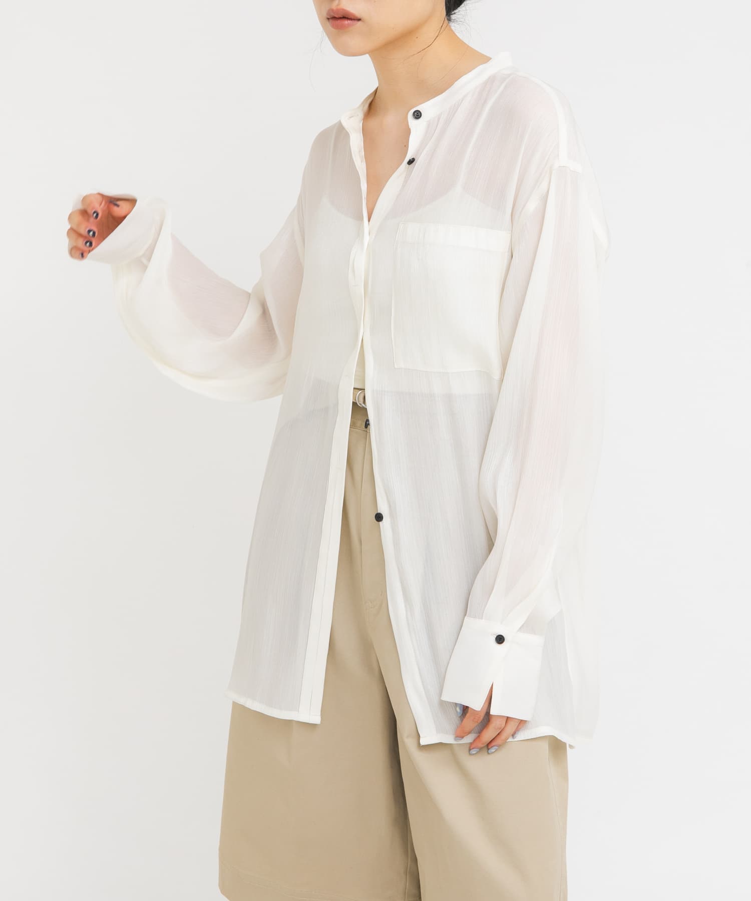 身長：160cm サイズ：one