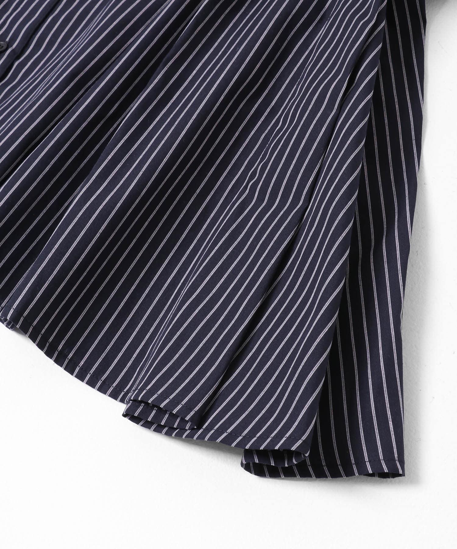 ランダムタックハーフスリーブシャツ NAVY×PINK One