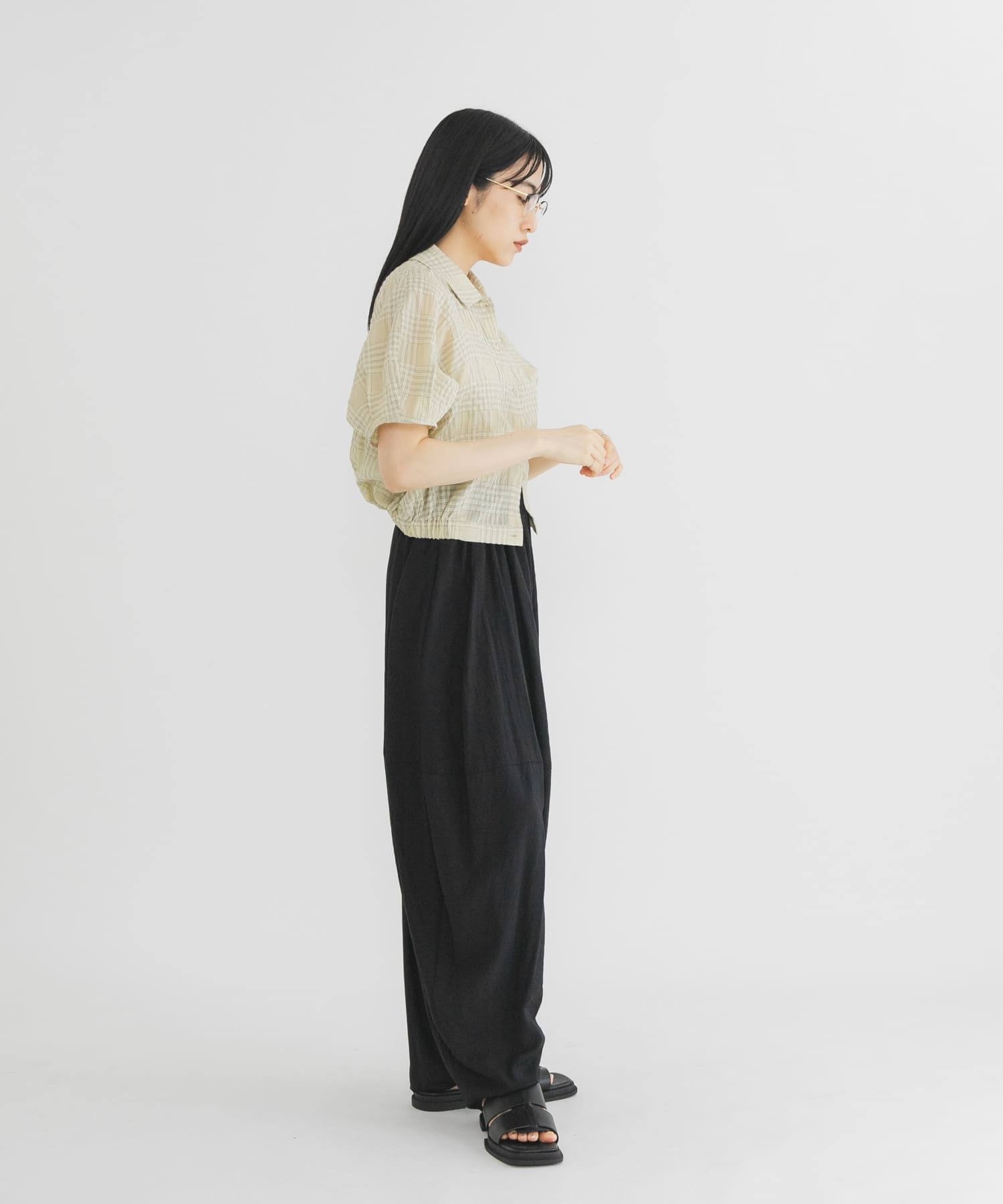 身長 : 160cm サイズ : one