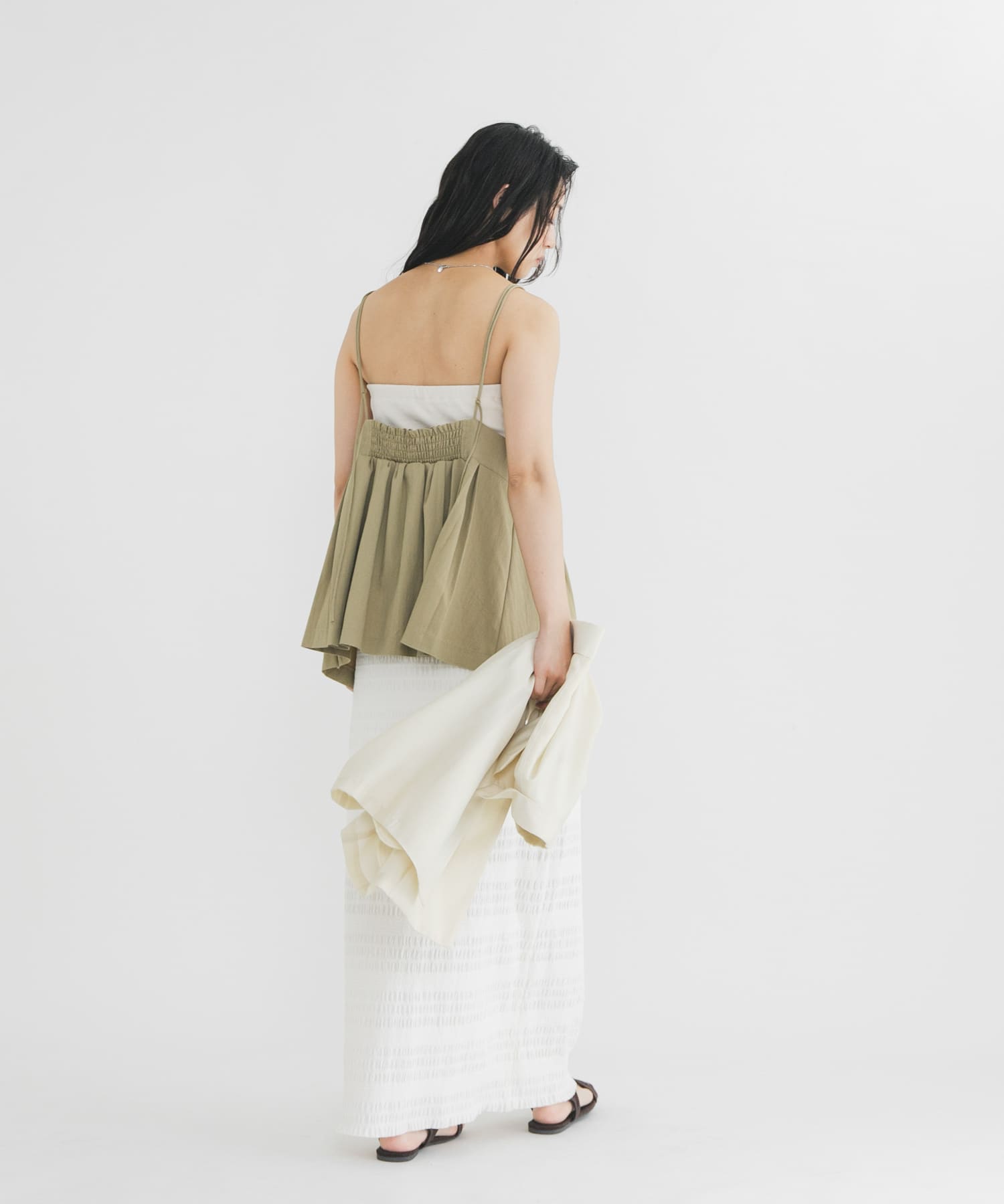 身長：163cm サイズ：one