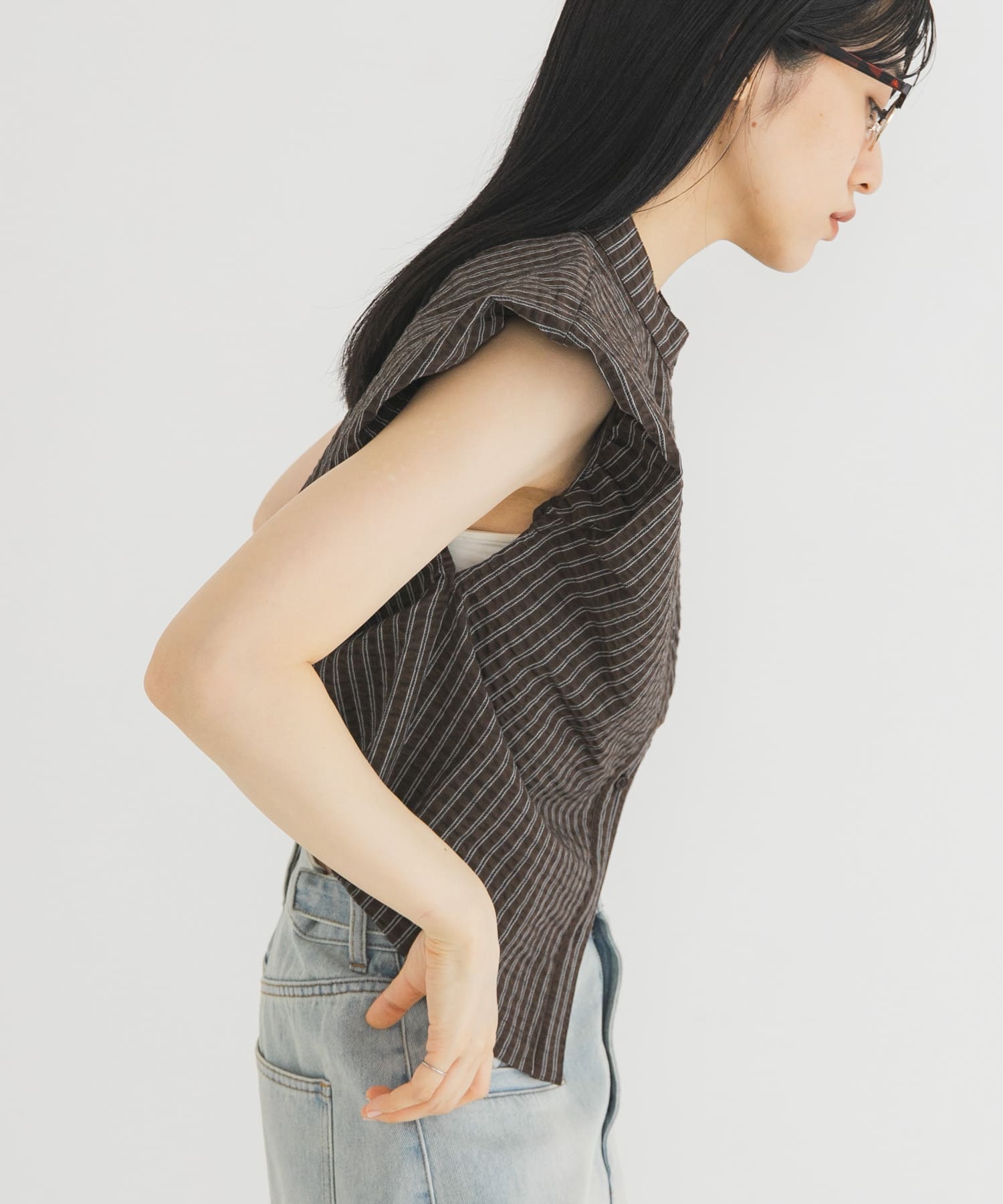 身長：160cm サイズ：one