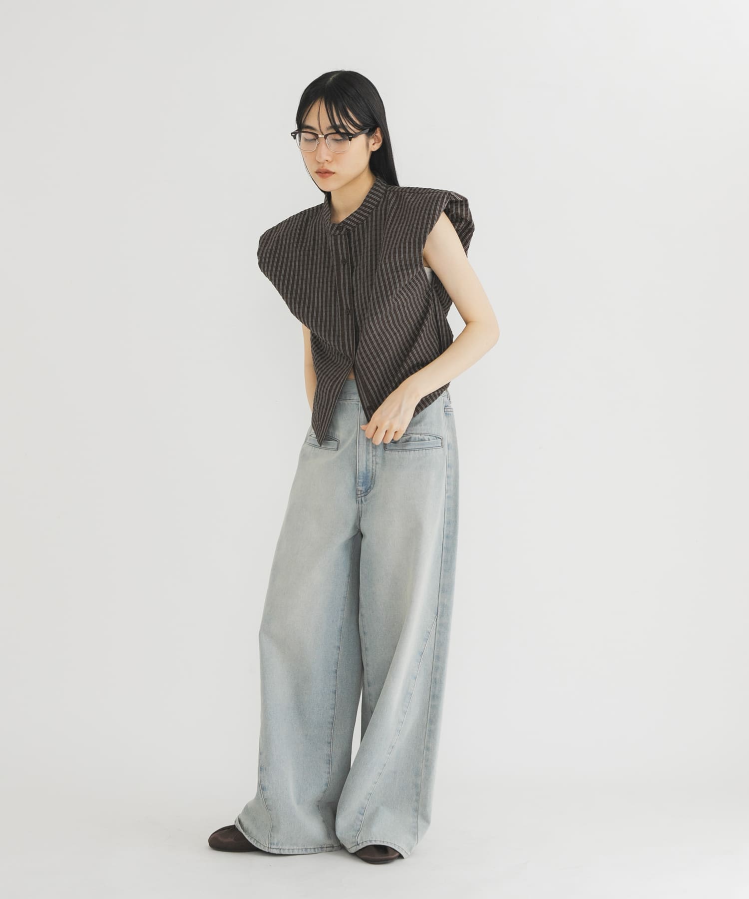 身長：160cm サイズ：one