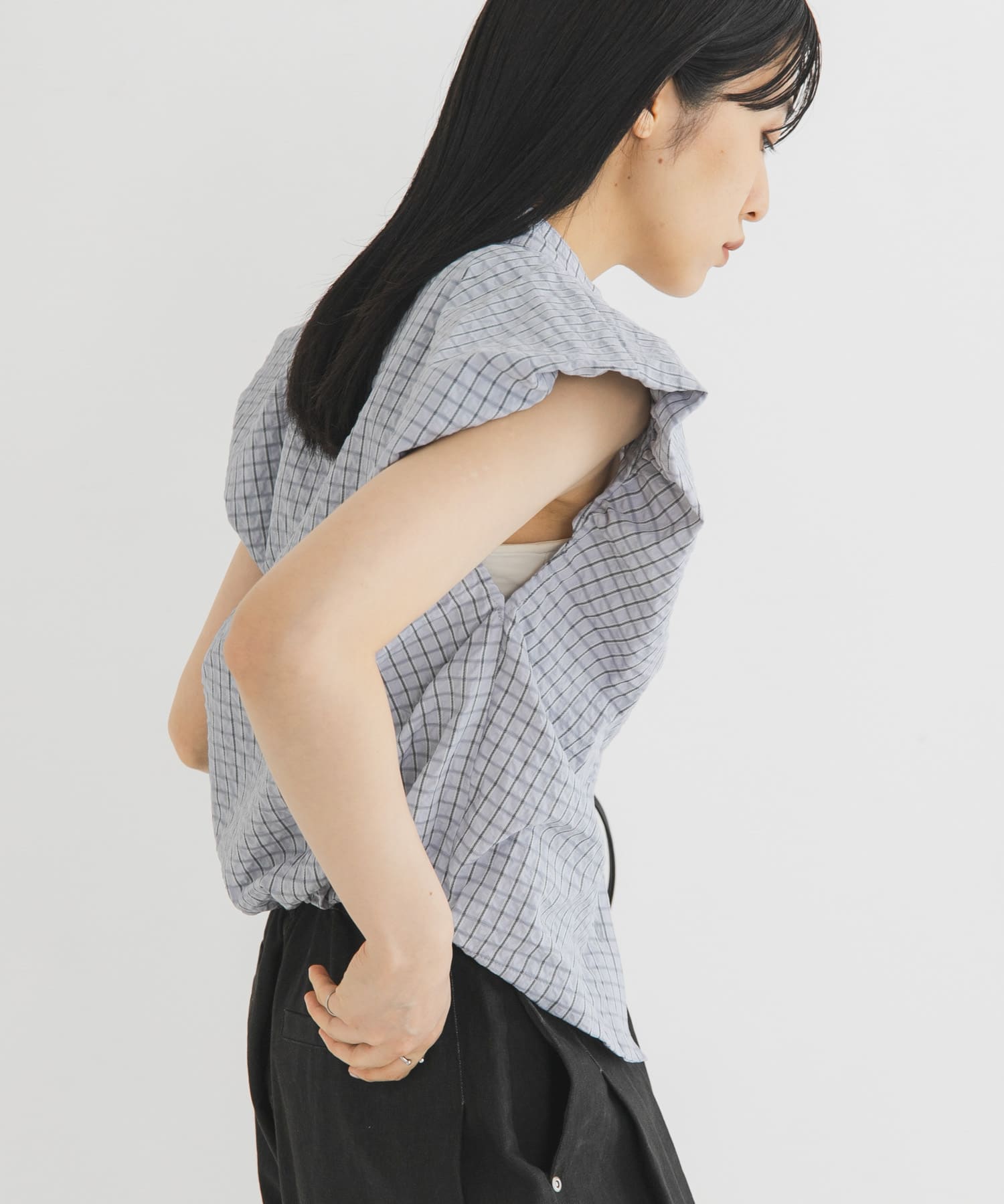身長：160cm サイズ：one