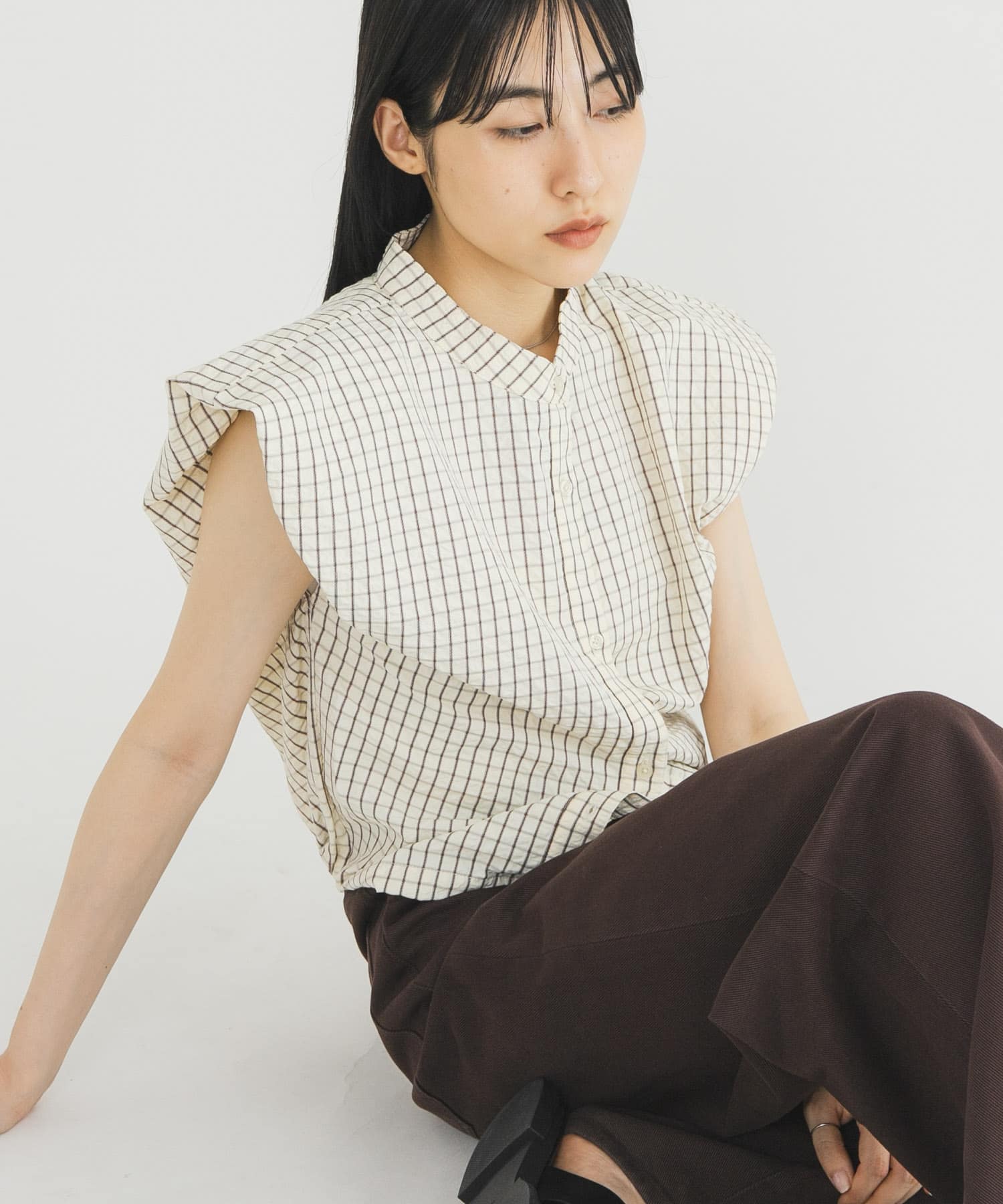 身長：160cm サイズ：one