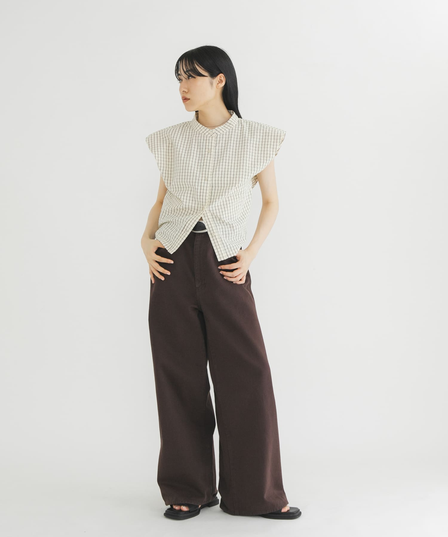 身長：160cm サイズ：one