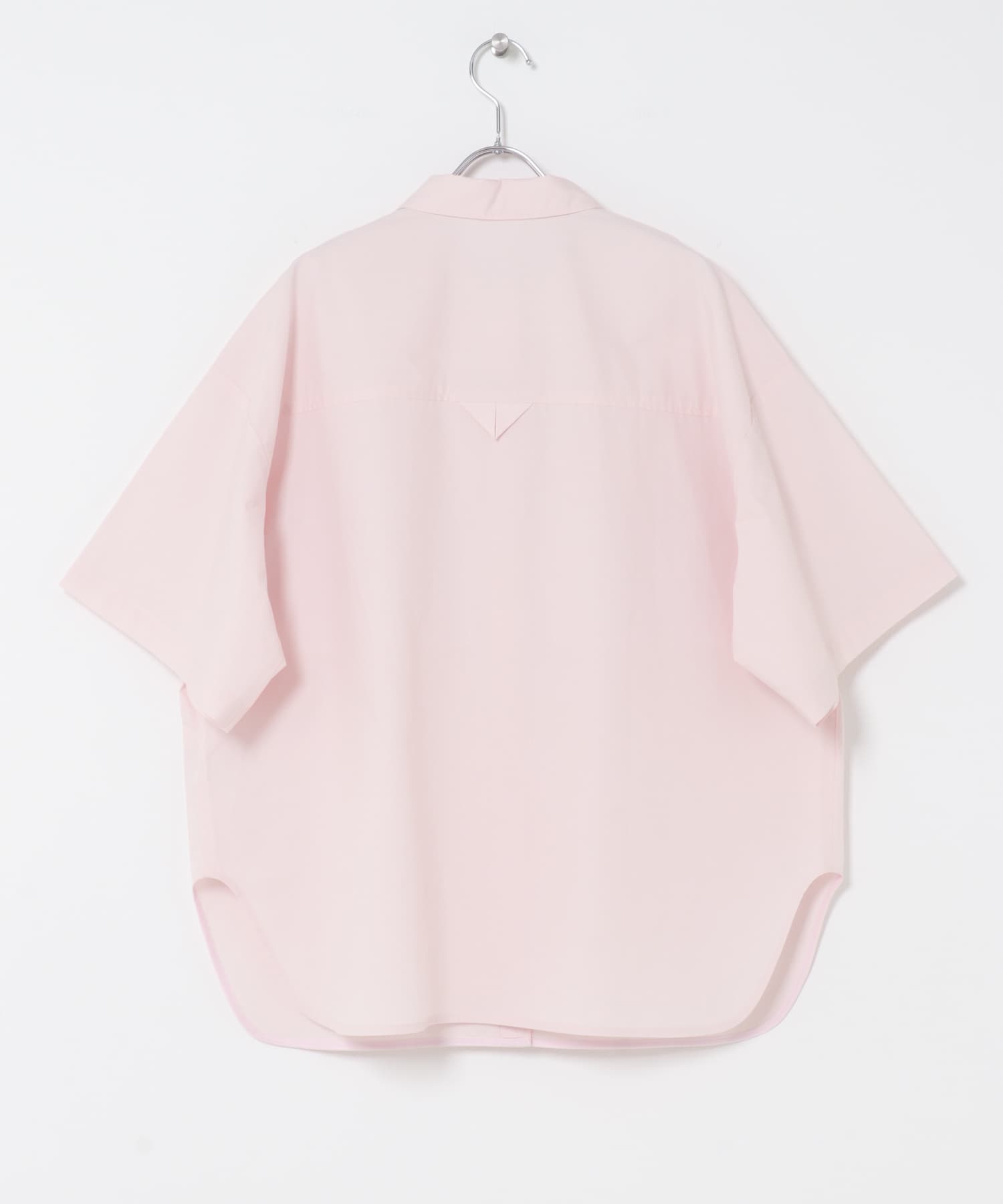 ミニマルオーバーシャツ PINK One