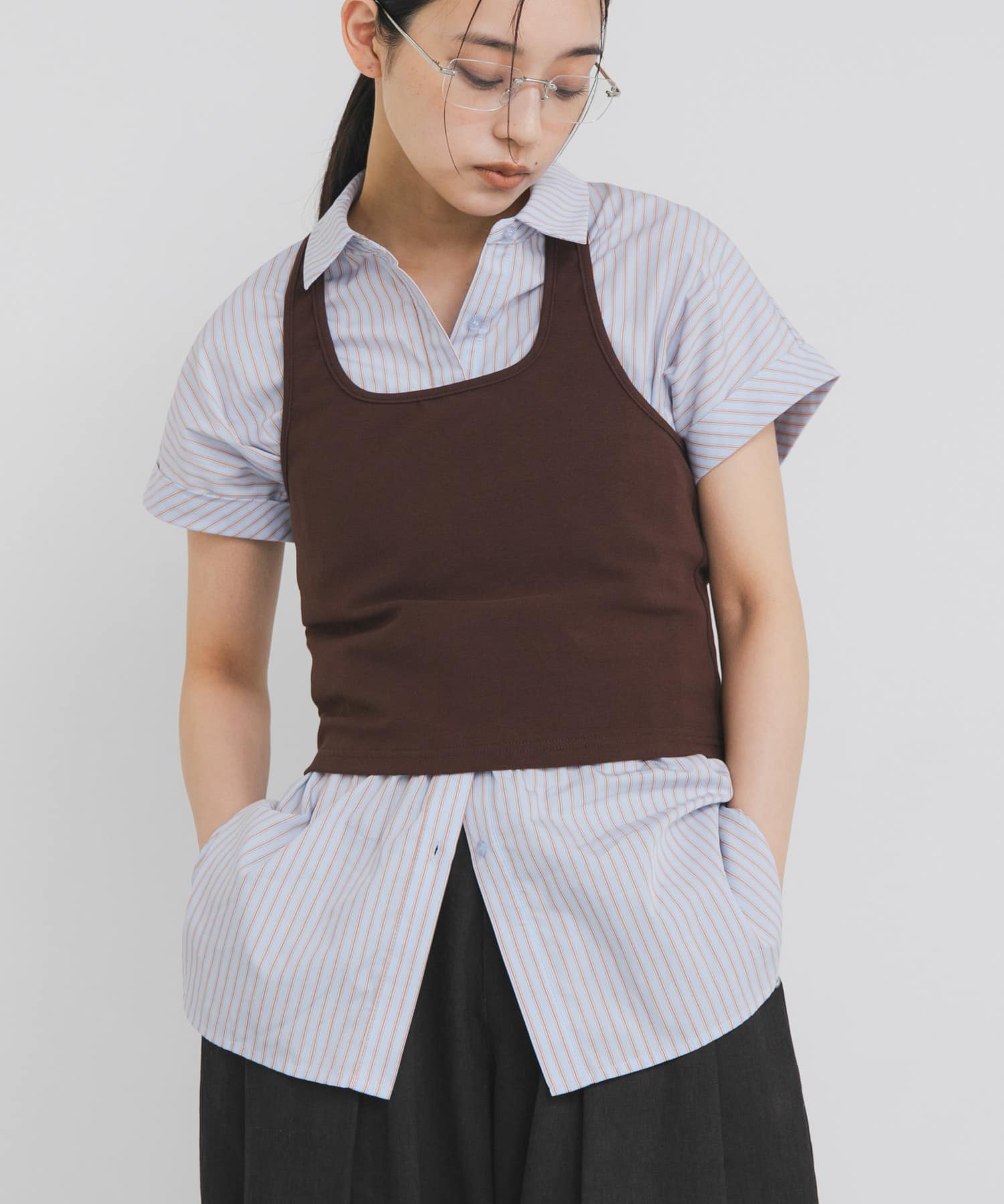 身長：163cm サイズ：one