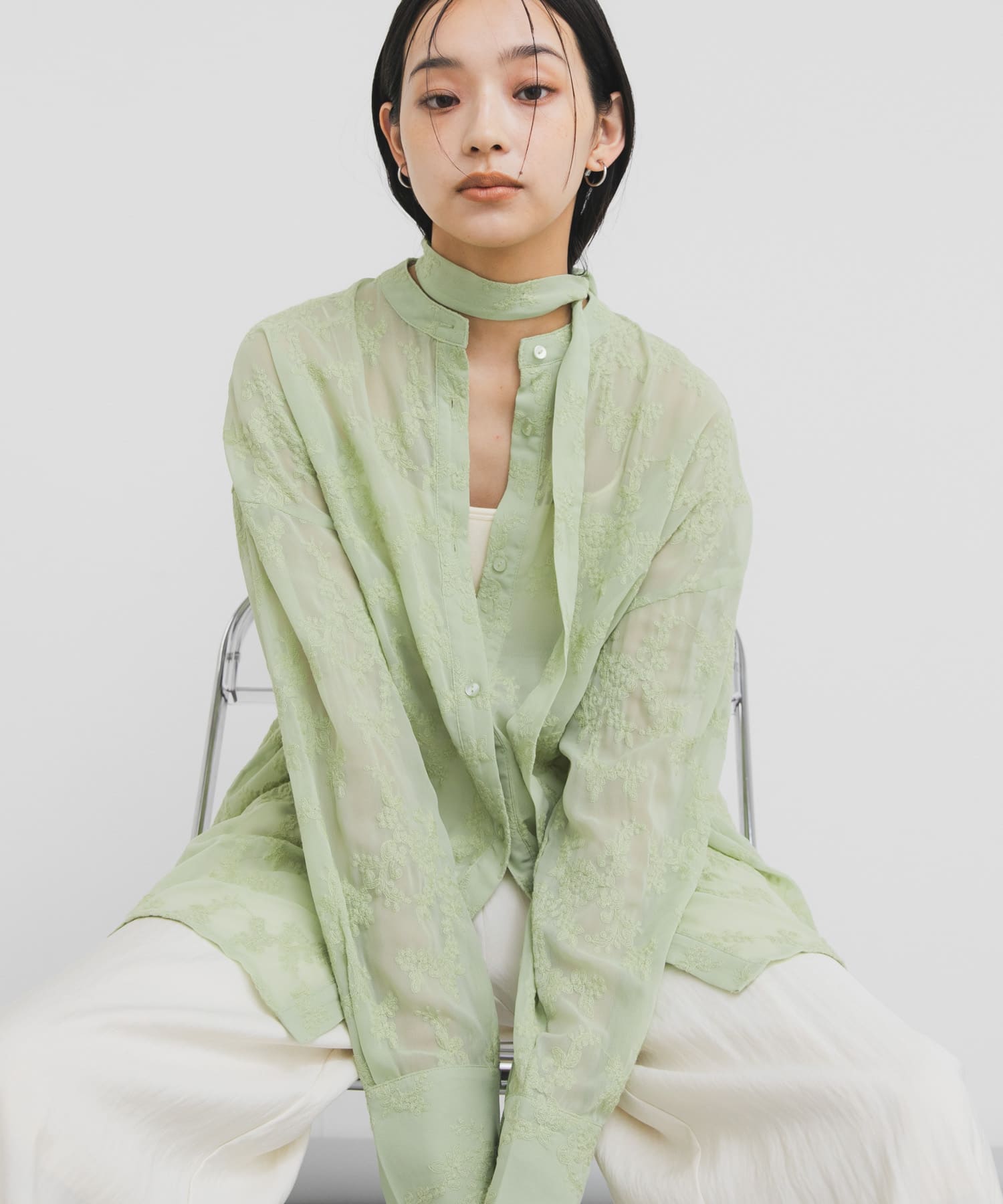 『STAFF DESIGN PROJECT』エンブロイダリーボウタイシャツ