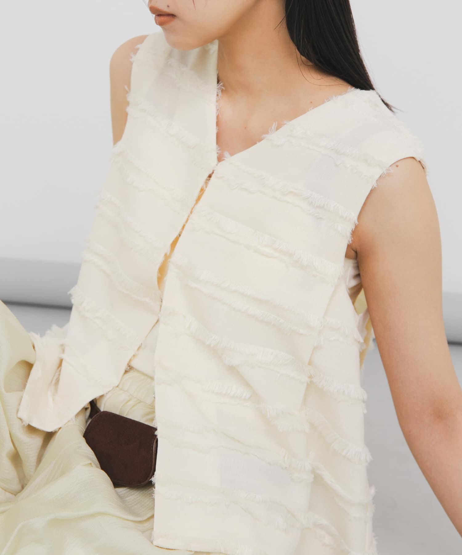 身長：163cm サイズ：one