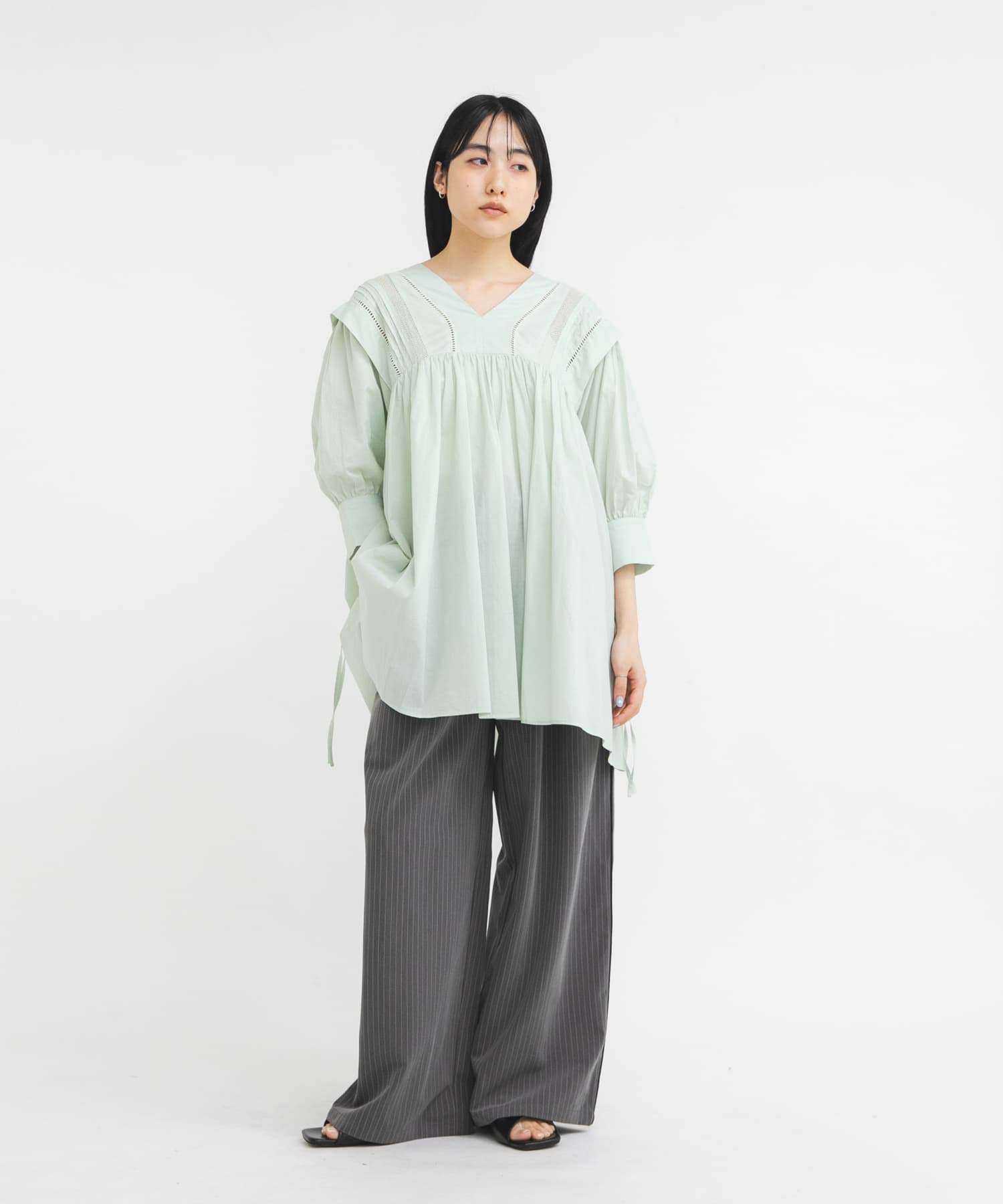 身長：160cm サイズ：one