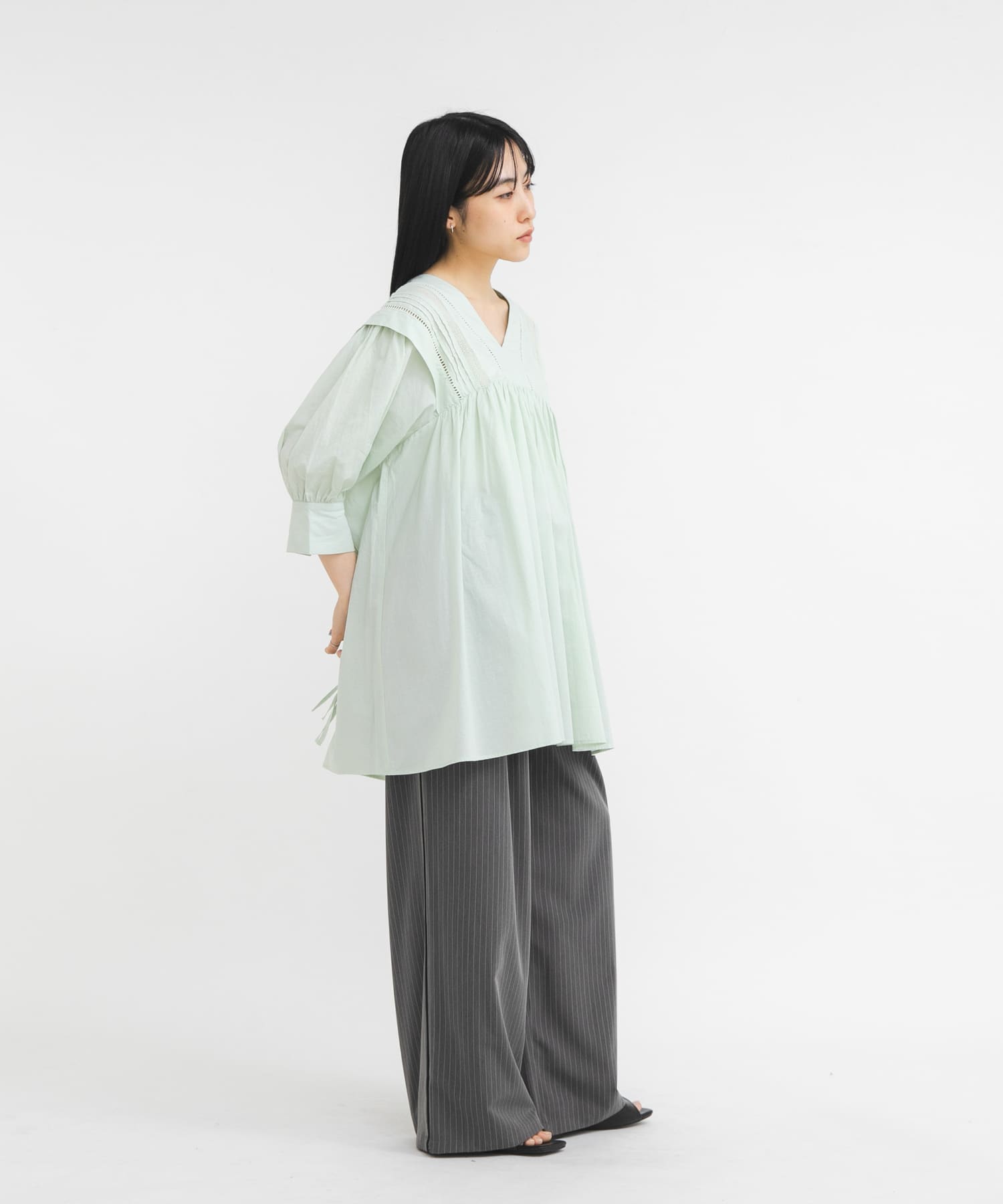 身長：160cm サイズ：one