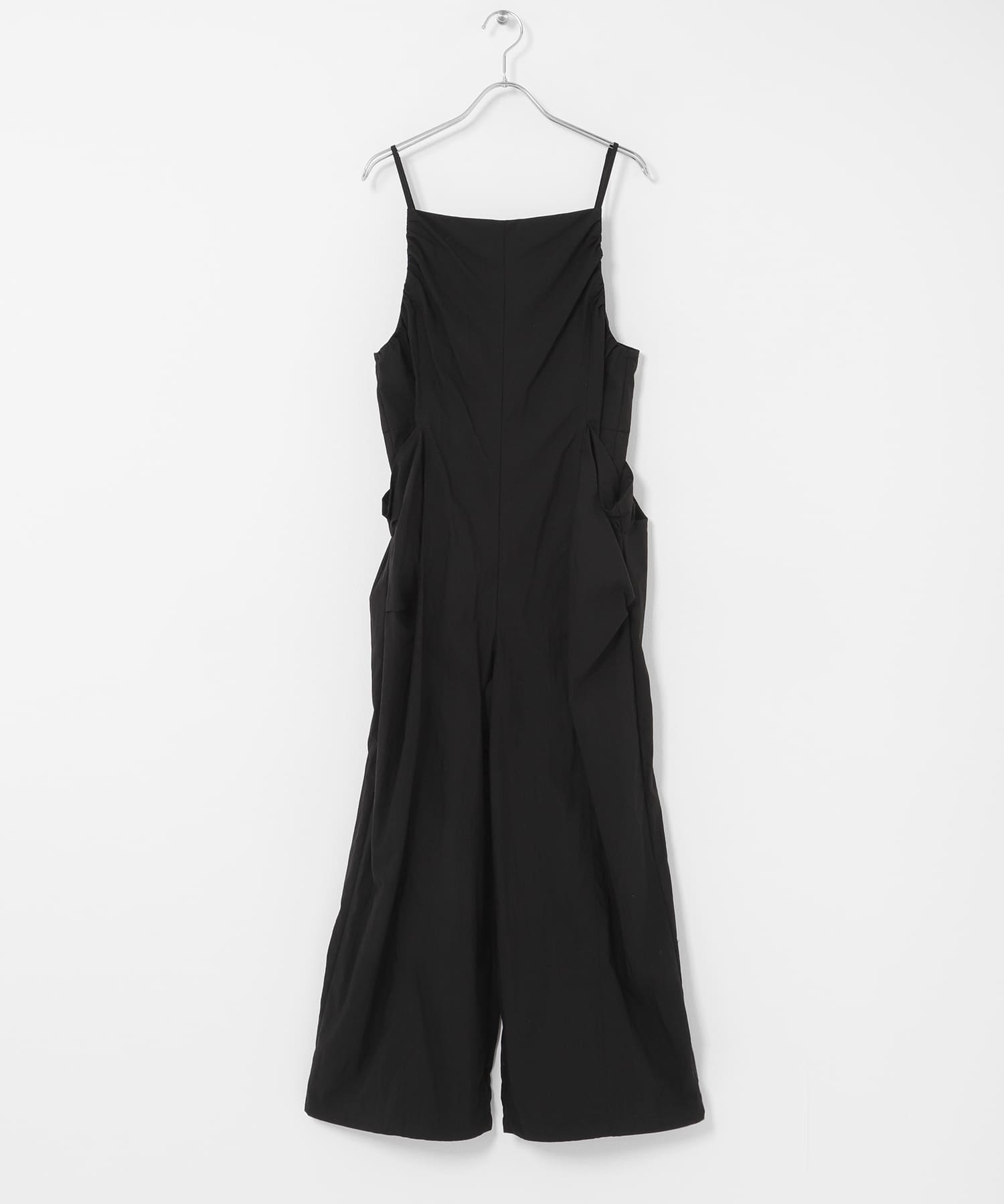 ポケットディティールキャミサロペット BLACK One