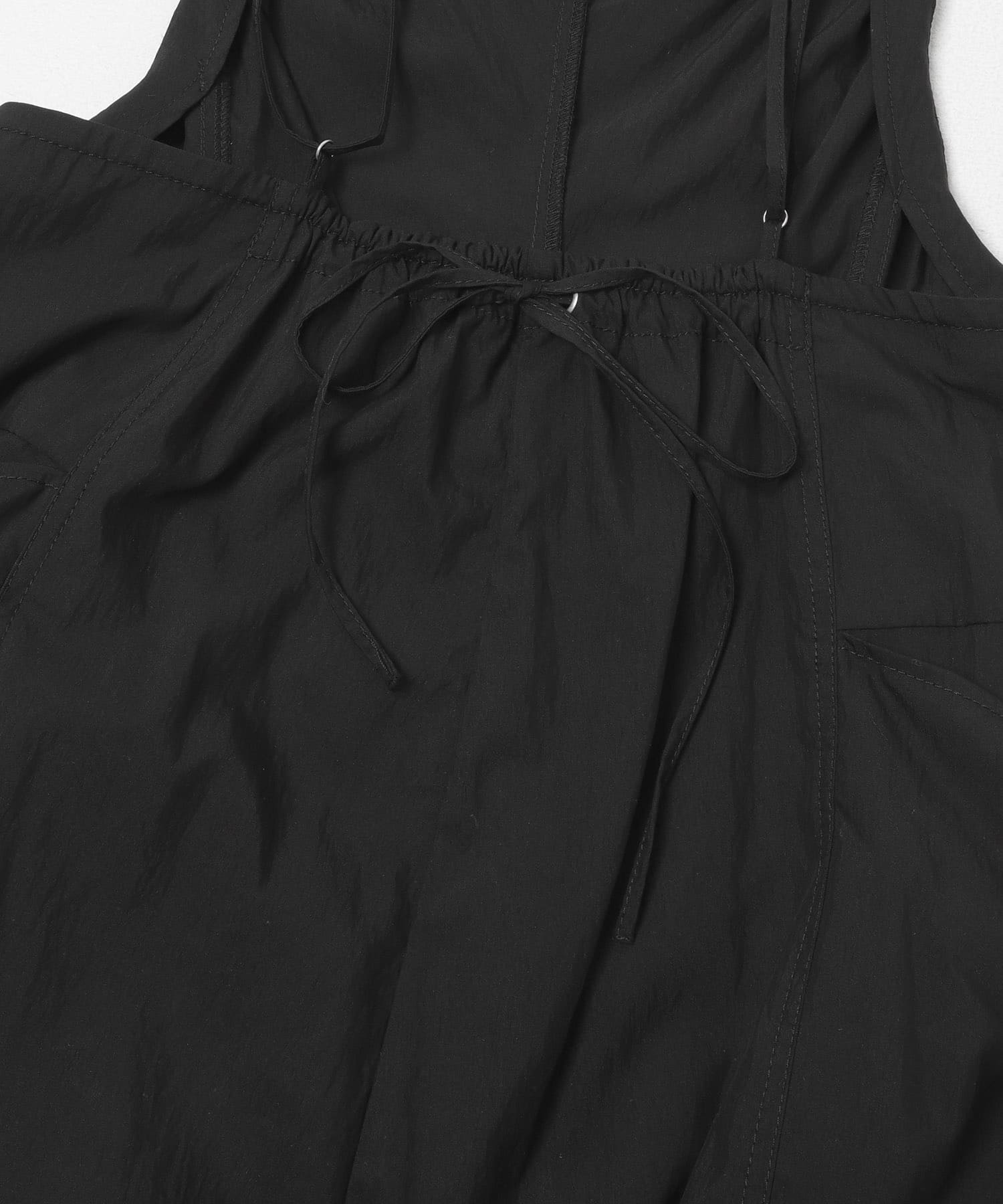 ポケットディティールキャミサロペット BLACK One