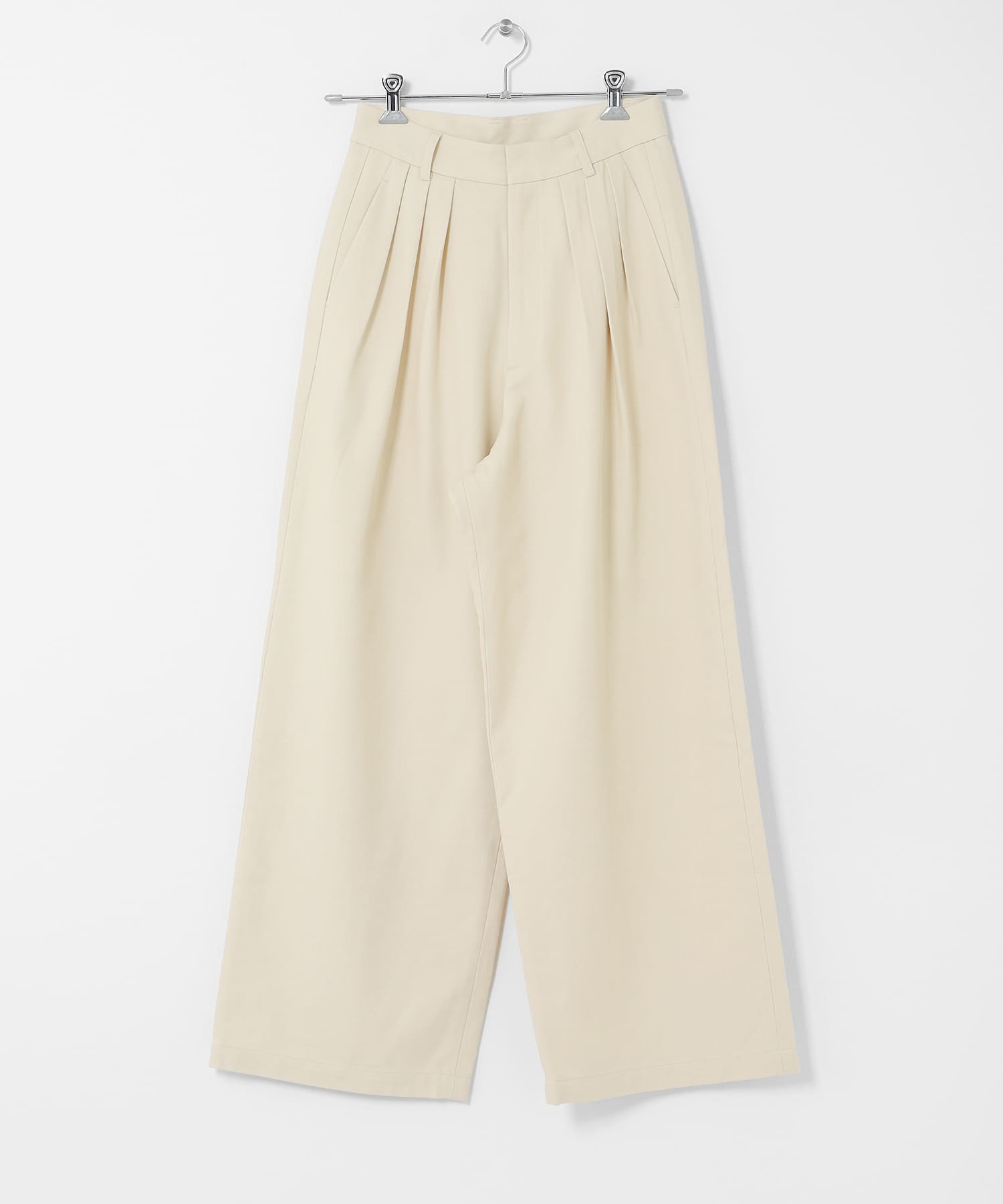 タックWIDEパンツ L.BEIGE 36