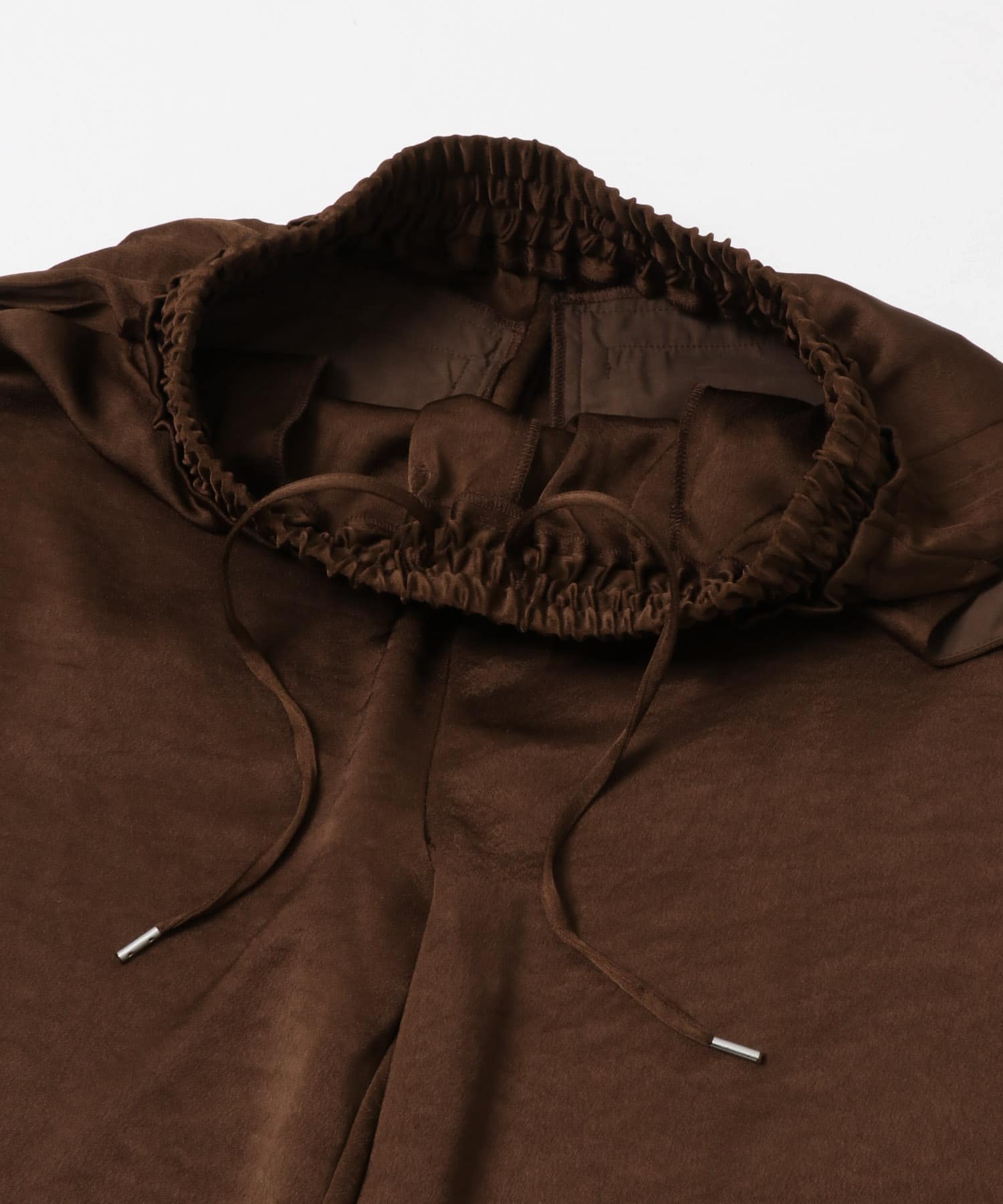 タックラインイージーサテンパンツ BROWN One