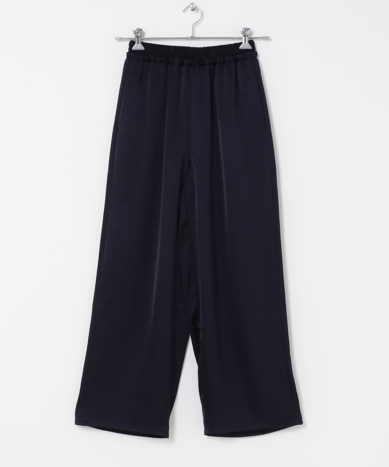 タックラインイージーサテンパンツ NAVY One