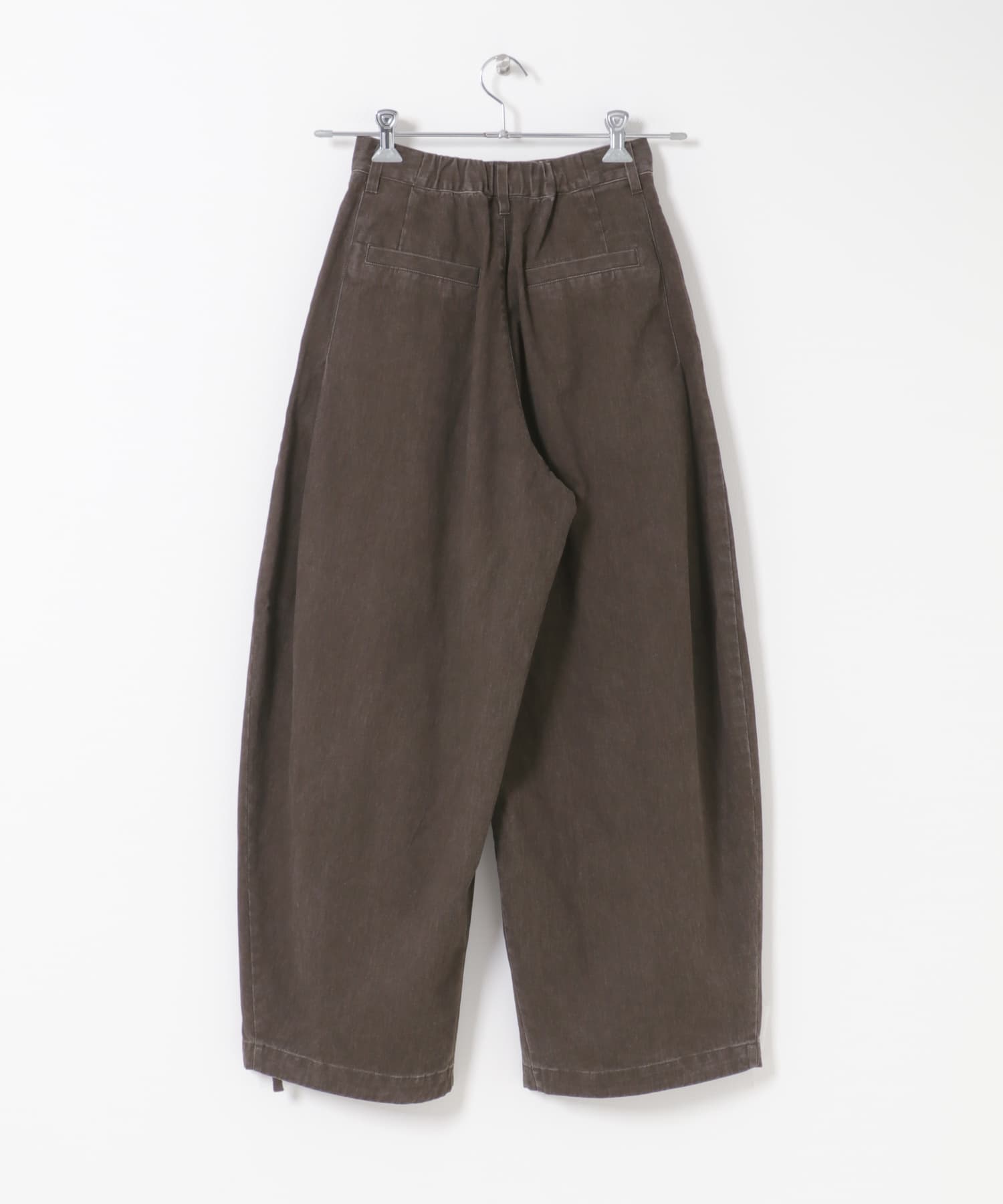 ユーズドライクタックWIDEパンツ BROWN 36