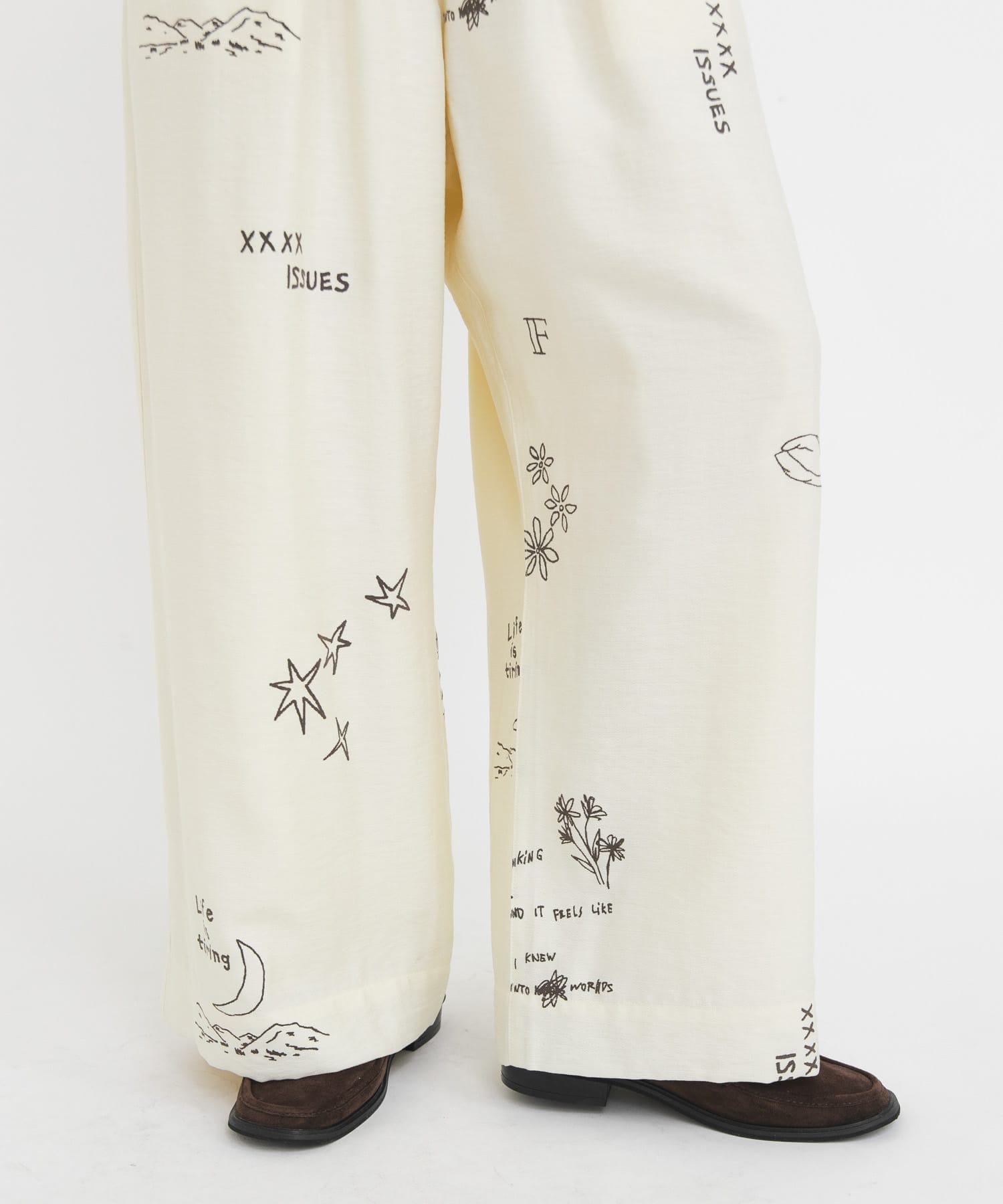 TATTOOワイドイージーパンツ