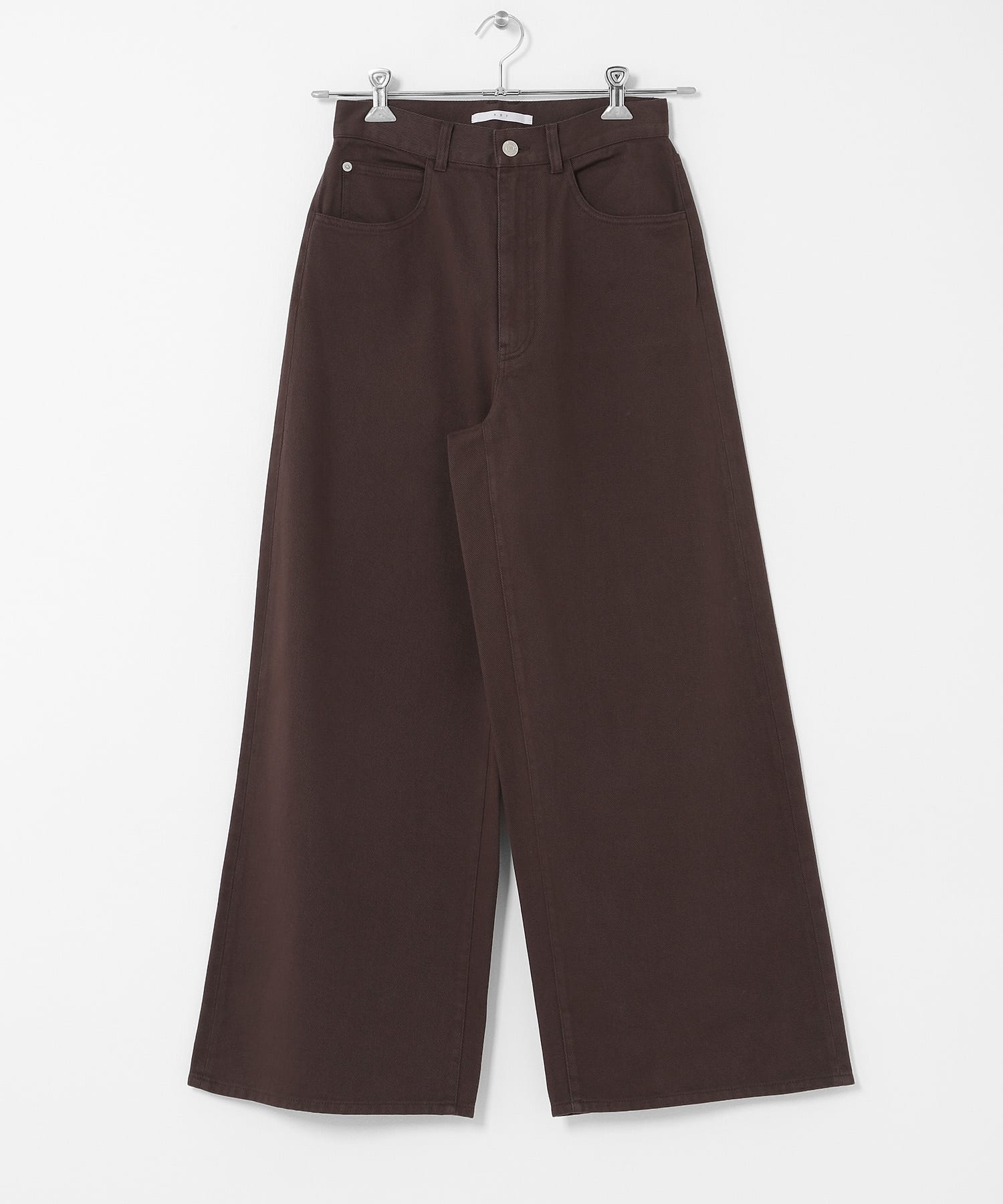 ミニマルWIDEパンツ BROWN 36