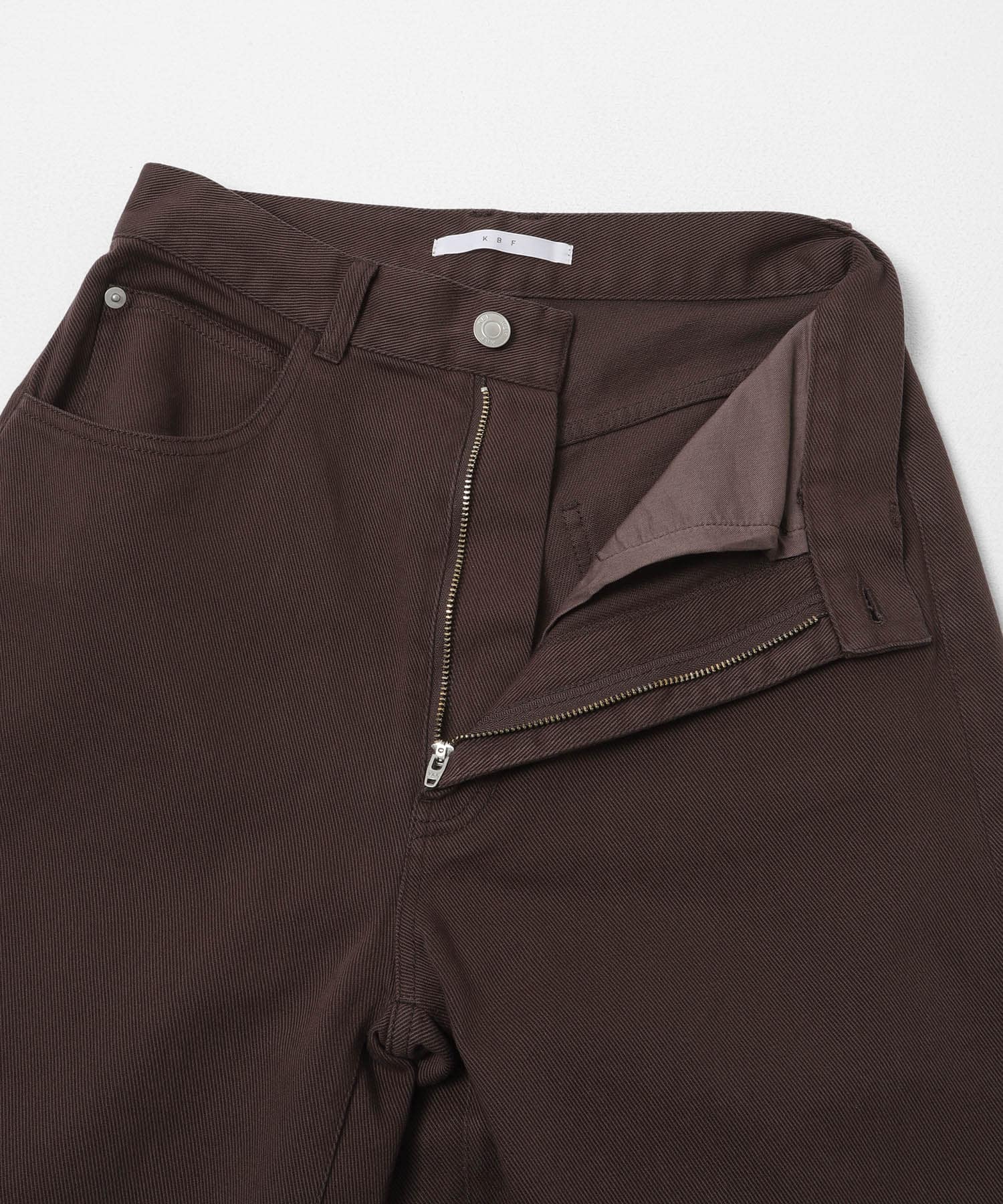 ミニマルWIDEパンツ BROWN 36