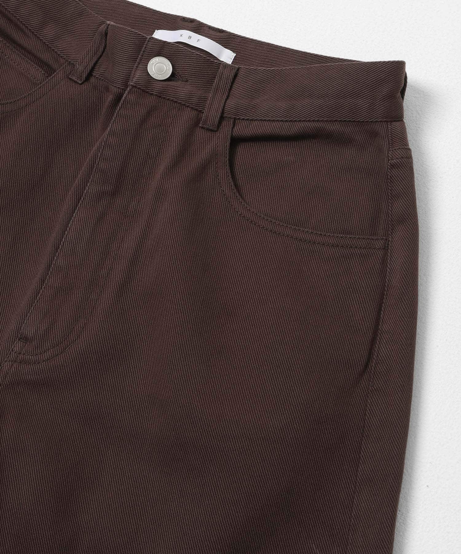 ミニマルWIDEパンツ BROWN 36