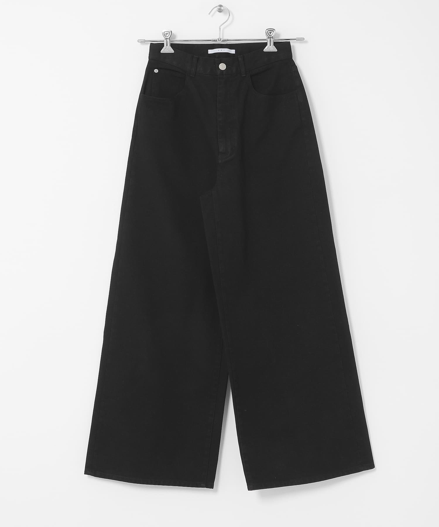 ミニマルWIDEパンツ BLACK 36