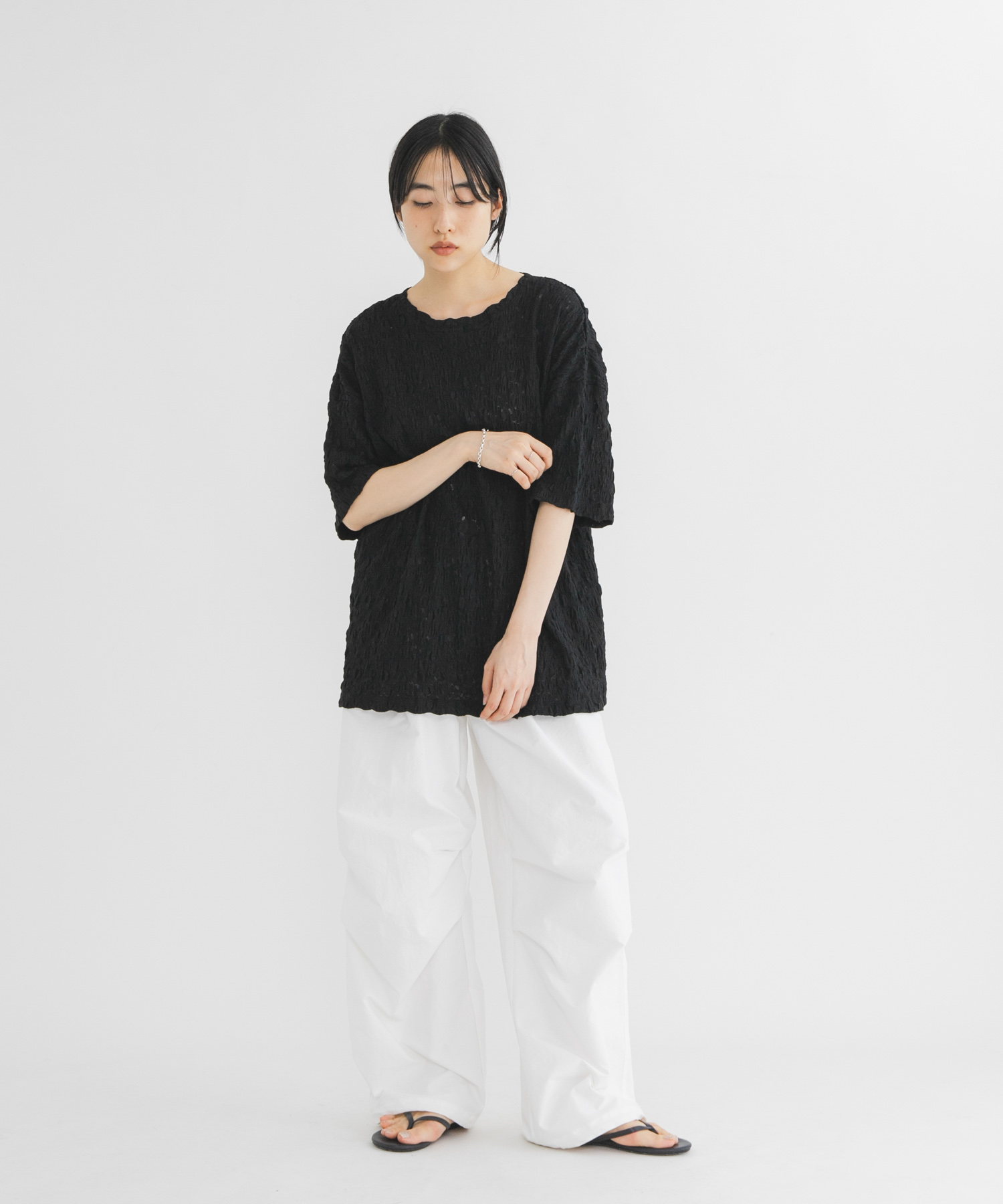 身長：160cm サイズ：one
