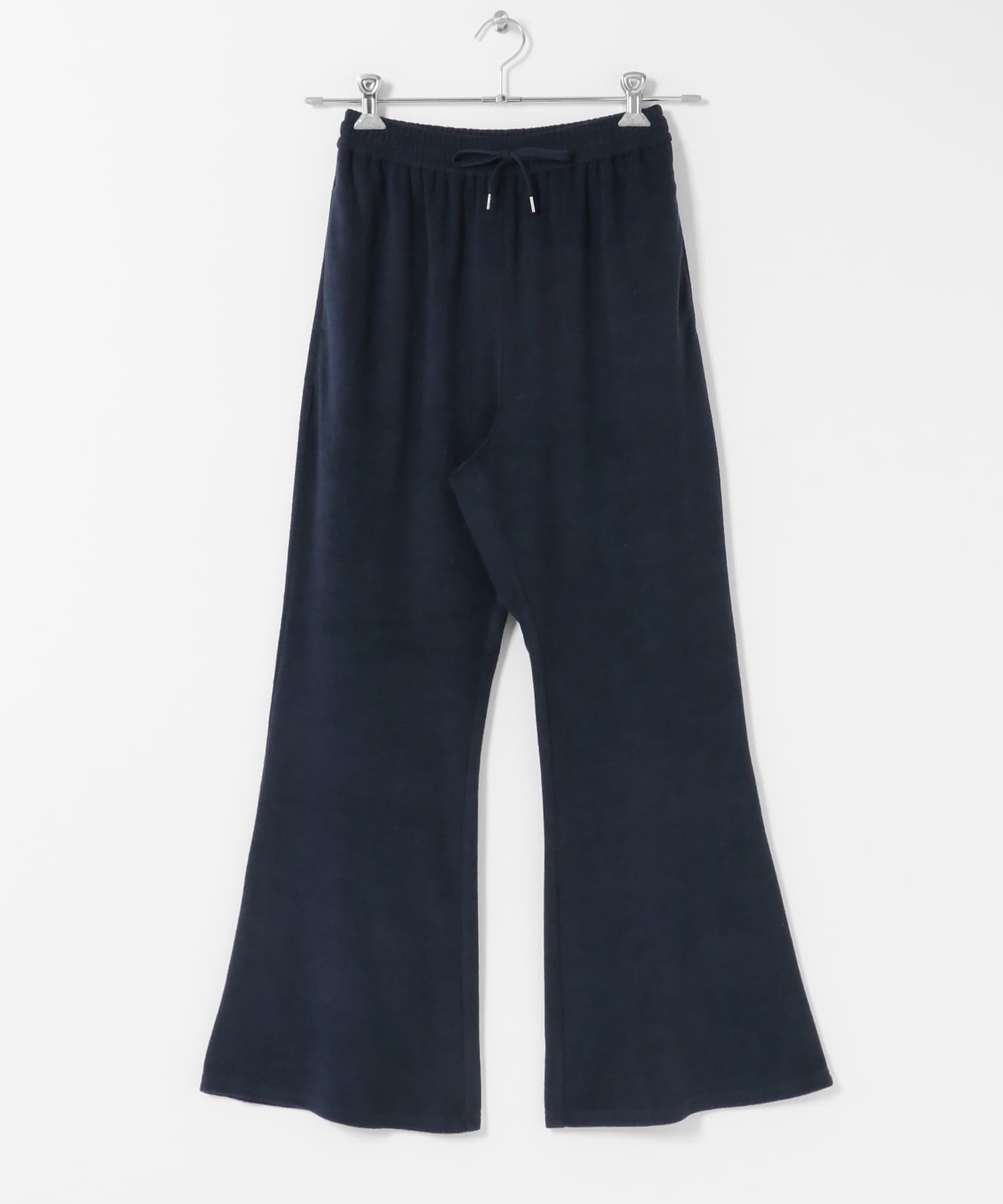 パイルフレアイージーパンツ NAVY One