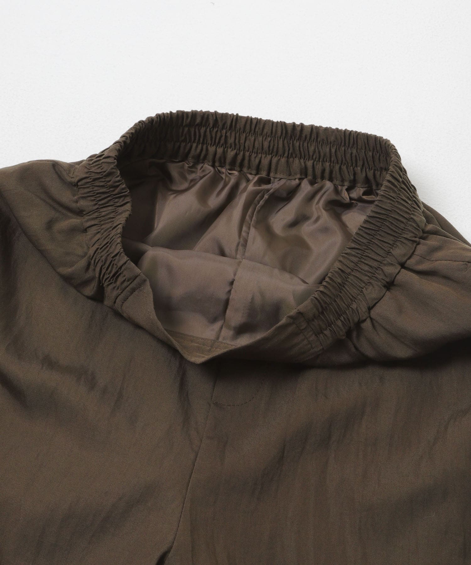 フラットフレアイージーパンツ BROWN One