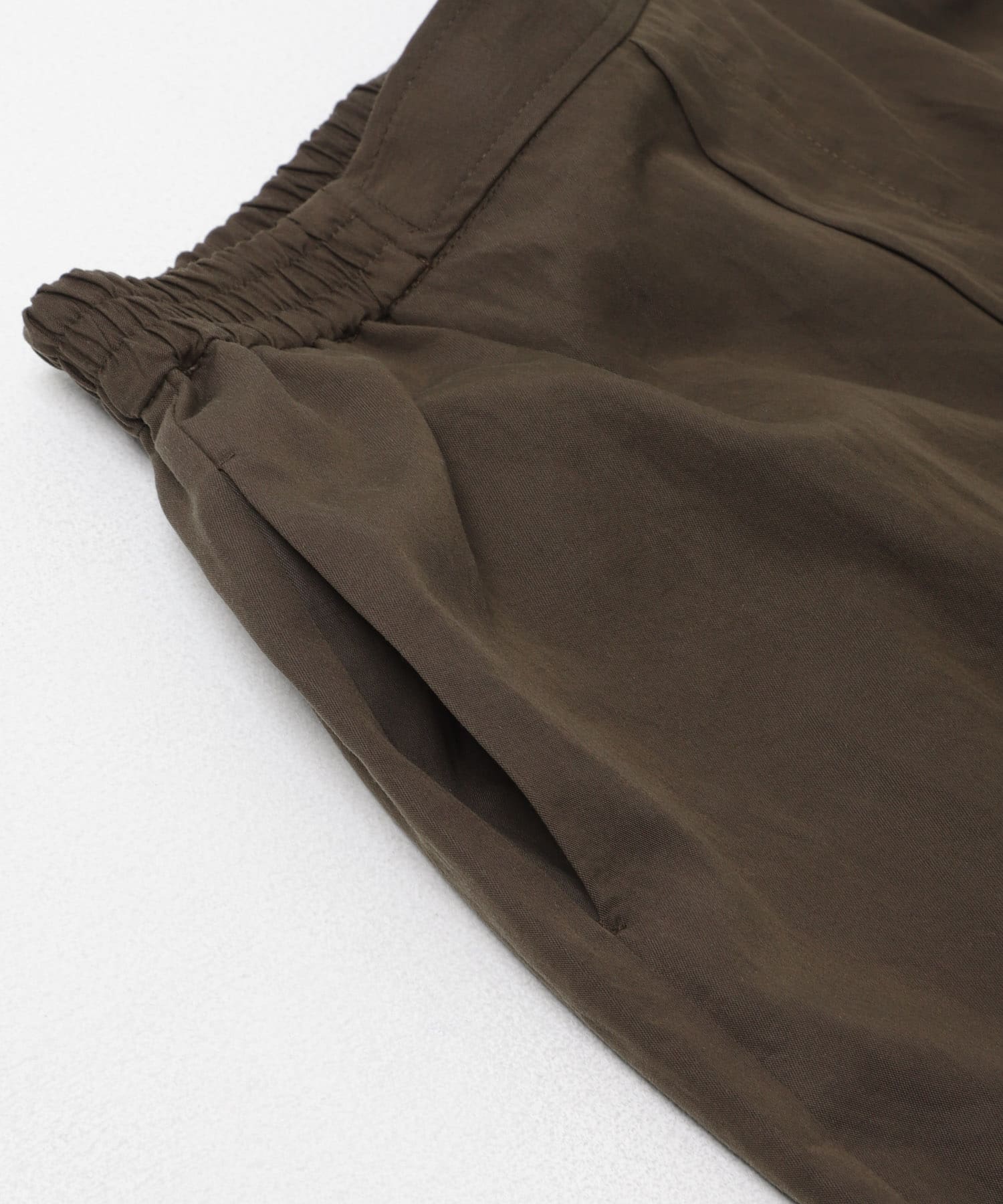 フラットフレアイージーパンツ BROWN One