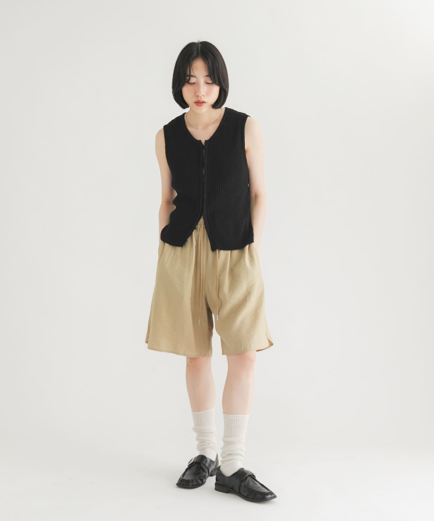 ウエストコードショートパンツ(One BEIGE): ボトム｜URBAN RESEARCH