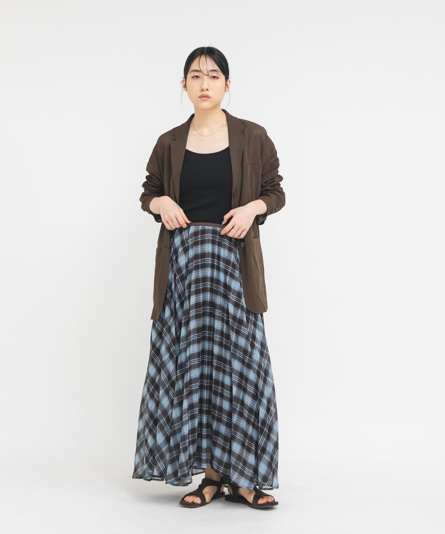 身長：160cm サイズ：one