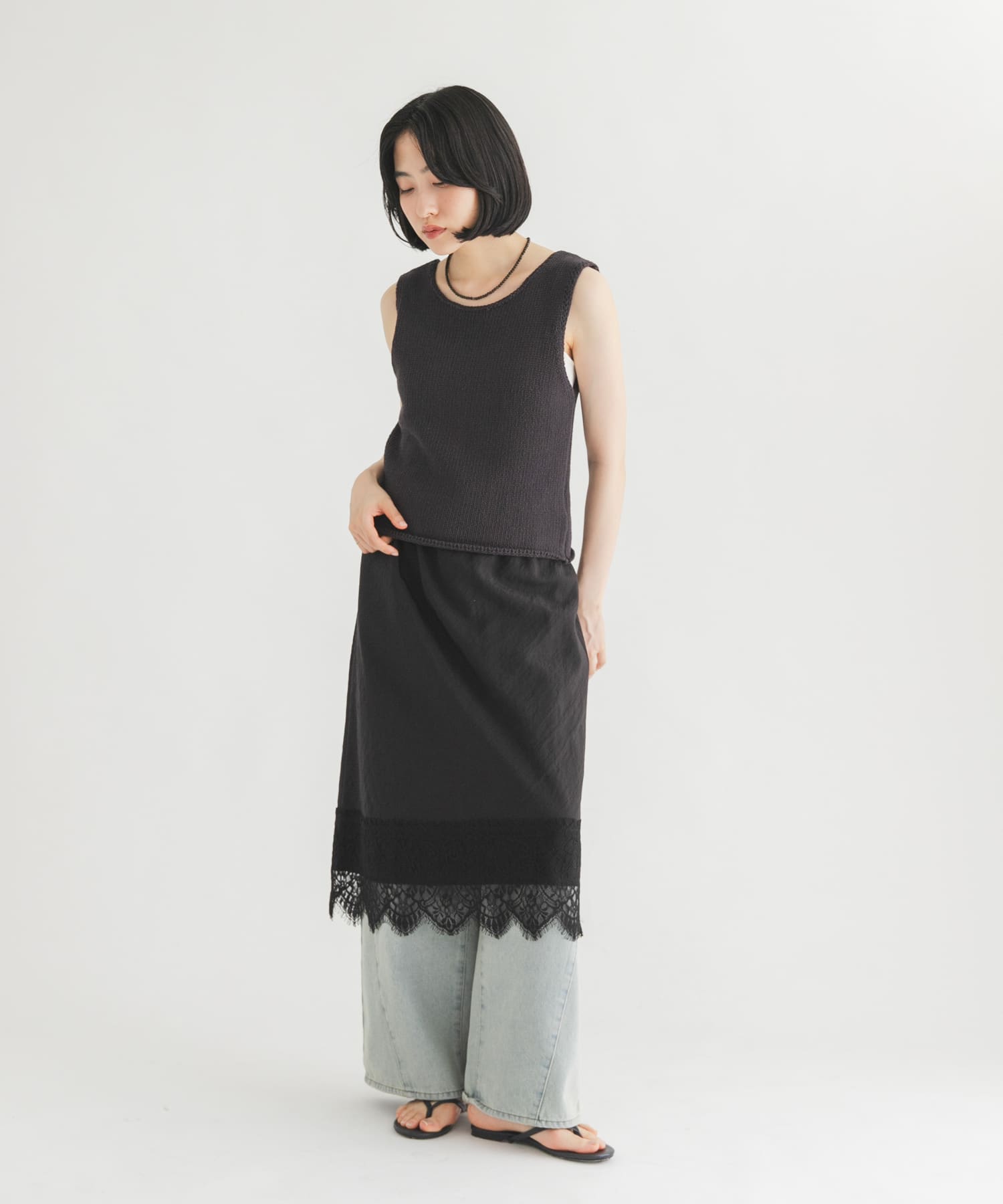 身長：160cm サイズ：one