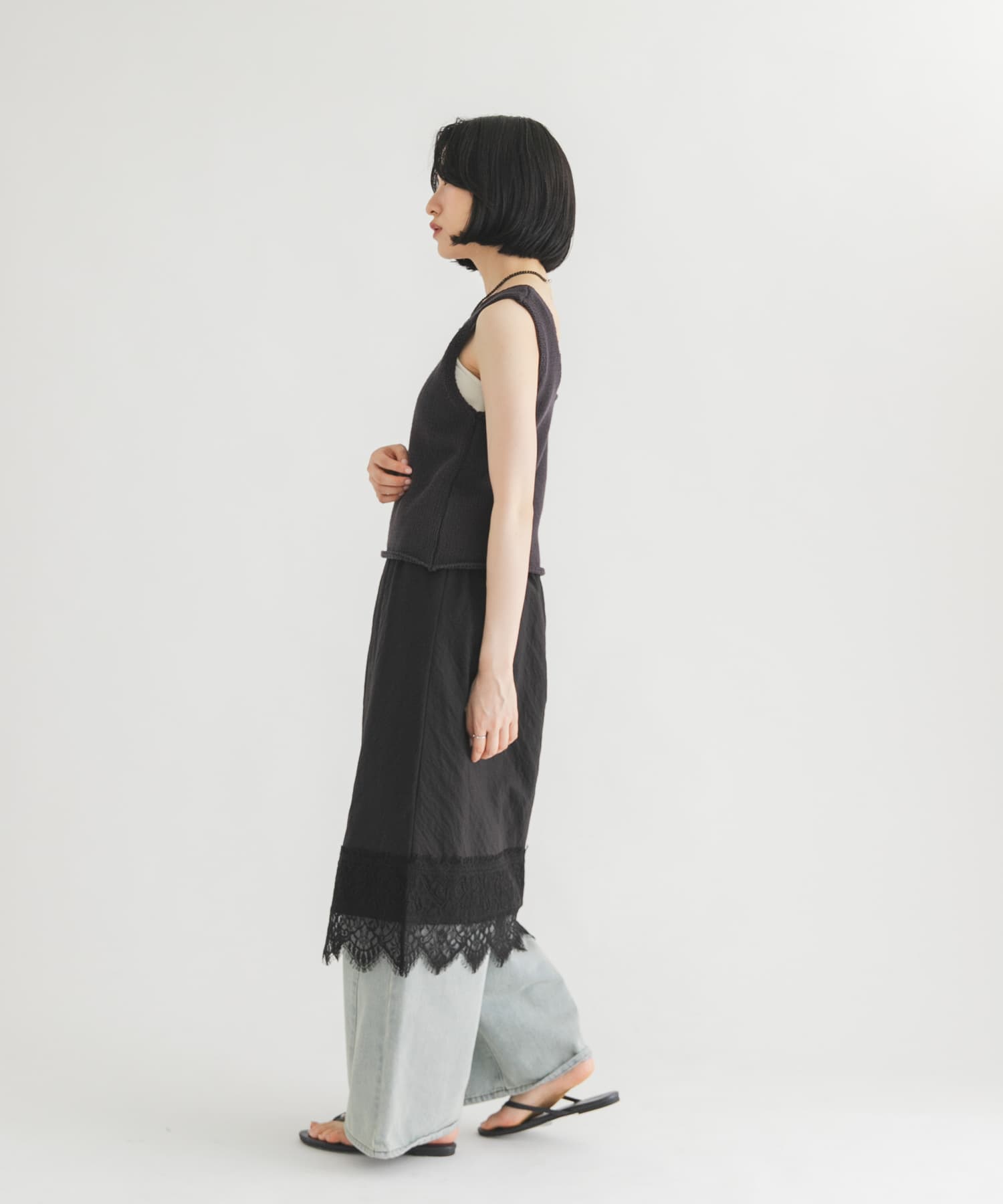 身長：160cm サイズ：one