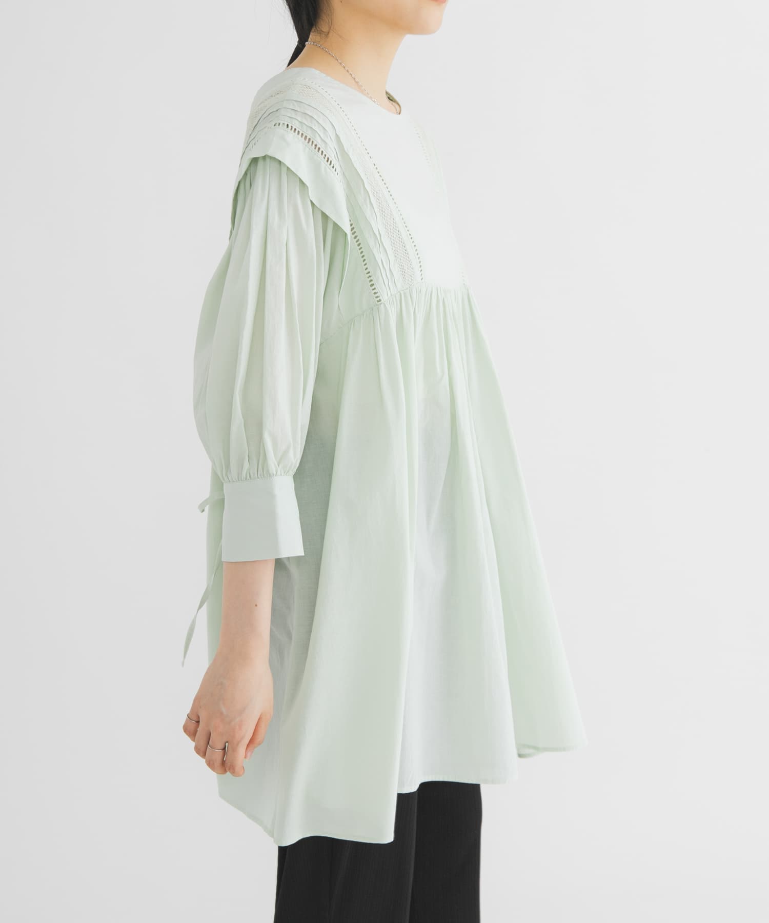 身長：160cm サイズ：one
